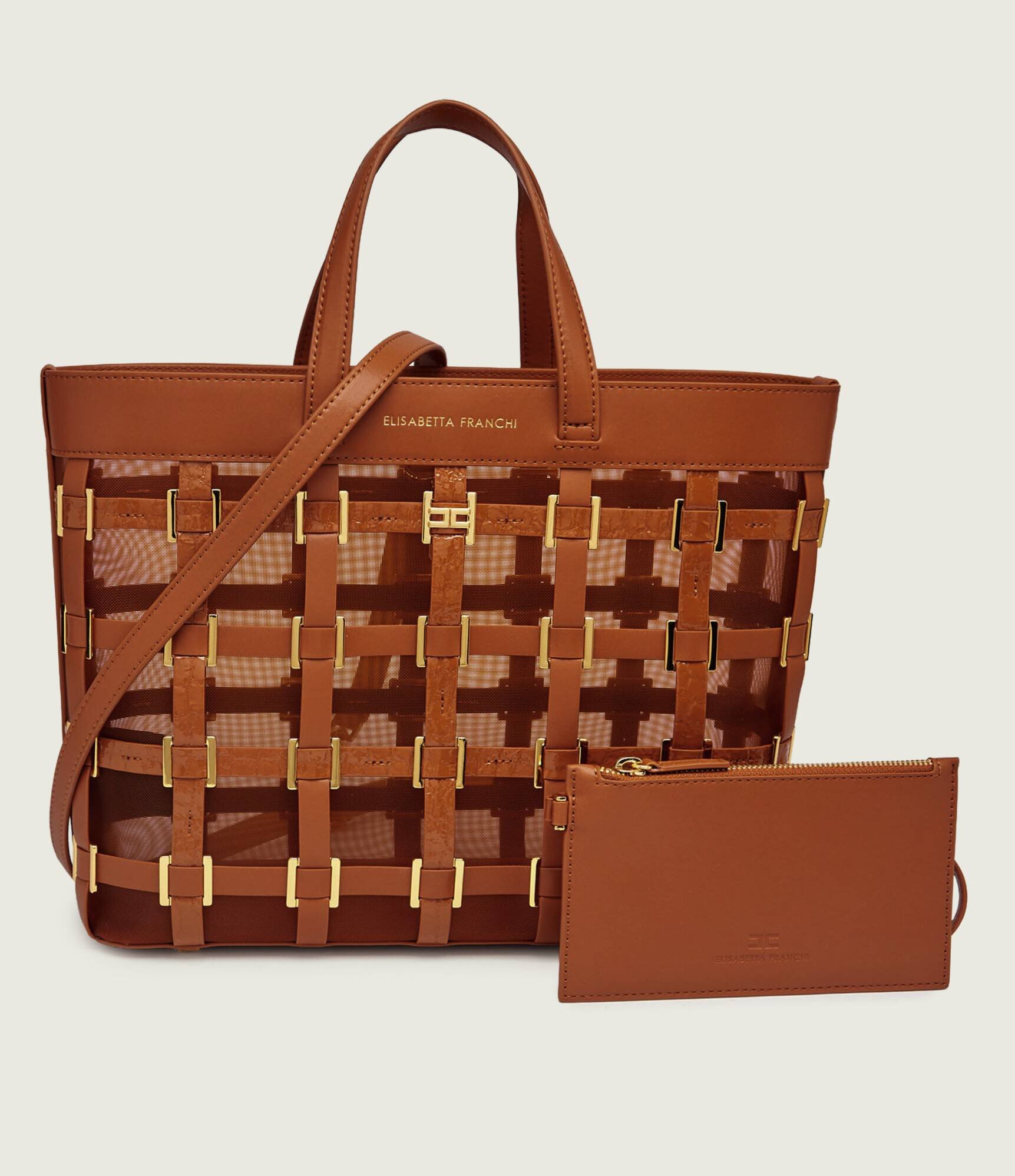 Elisabetta Franchi Geantă shopper + borsetă