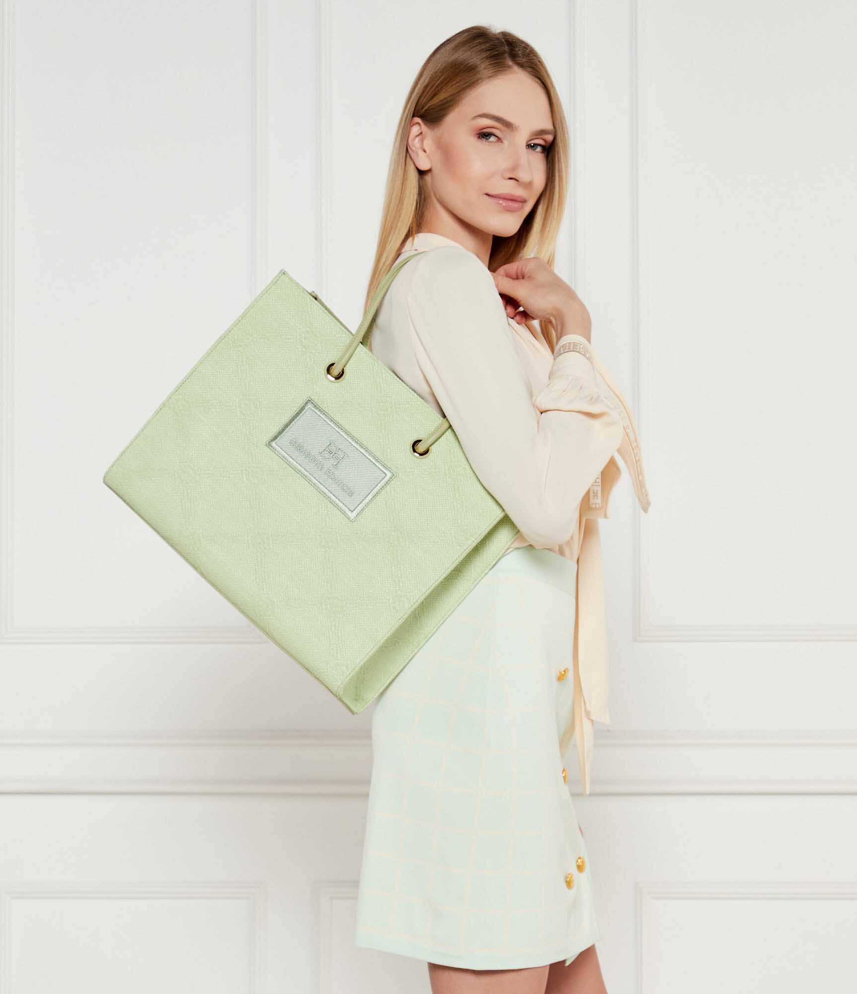 Elisabetta Franchi Geantă shopper + borsetă