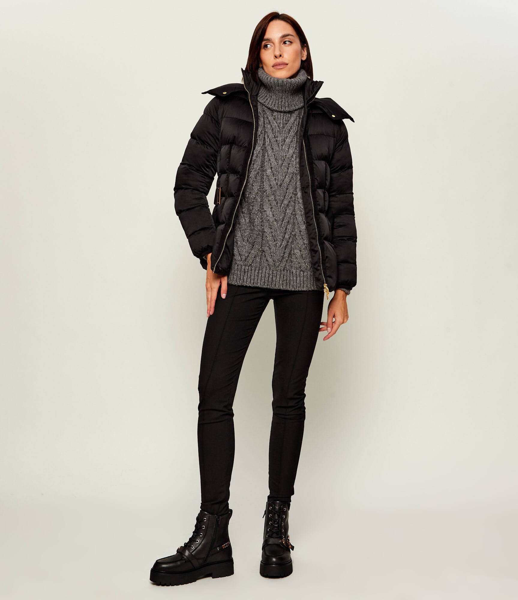 Elisabetta Franchi Maletă | Loose fit cu adaos de lână