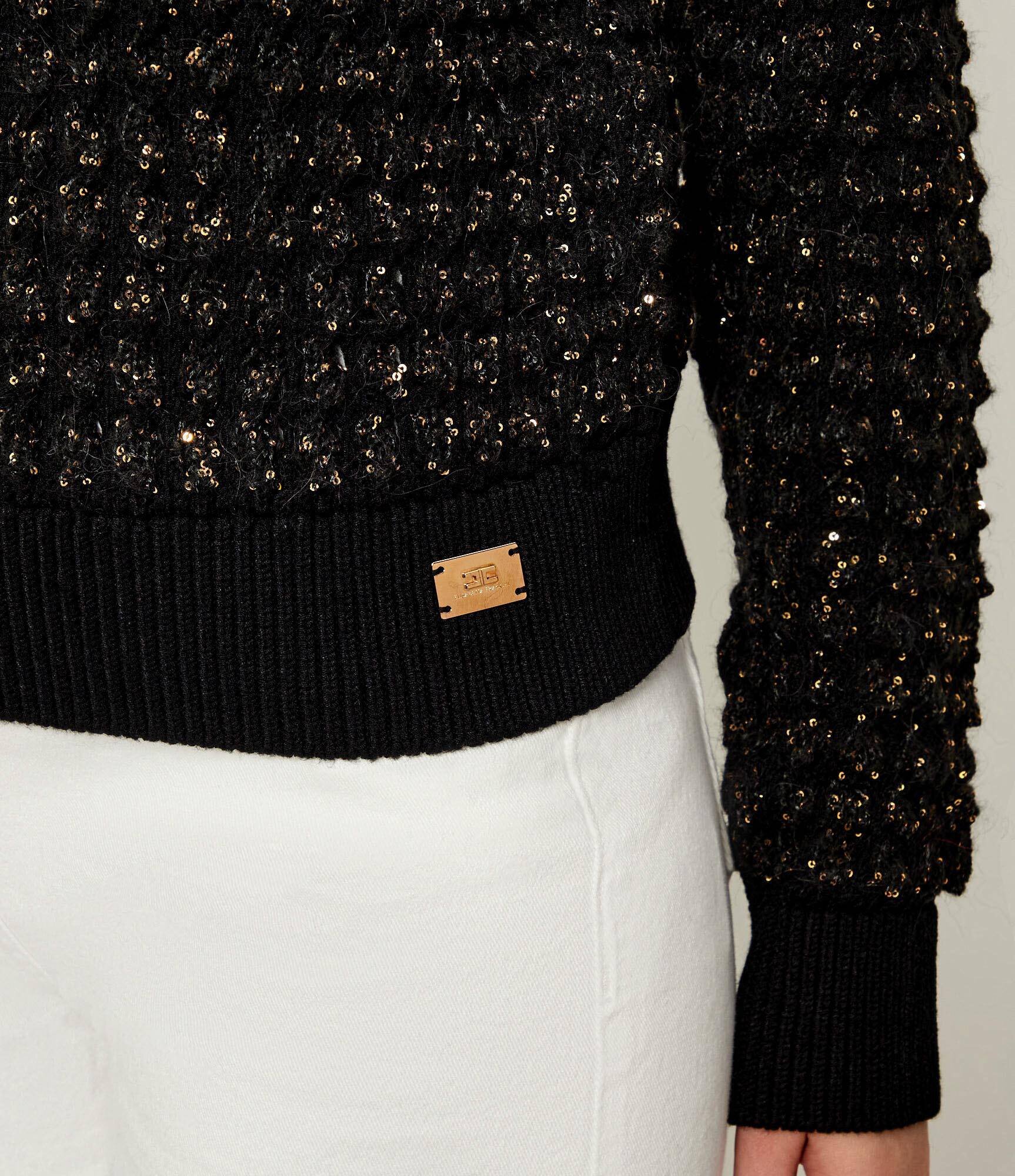 Elisabetta Franchi Maletă | regular fit cu adaos de lână