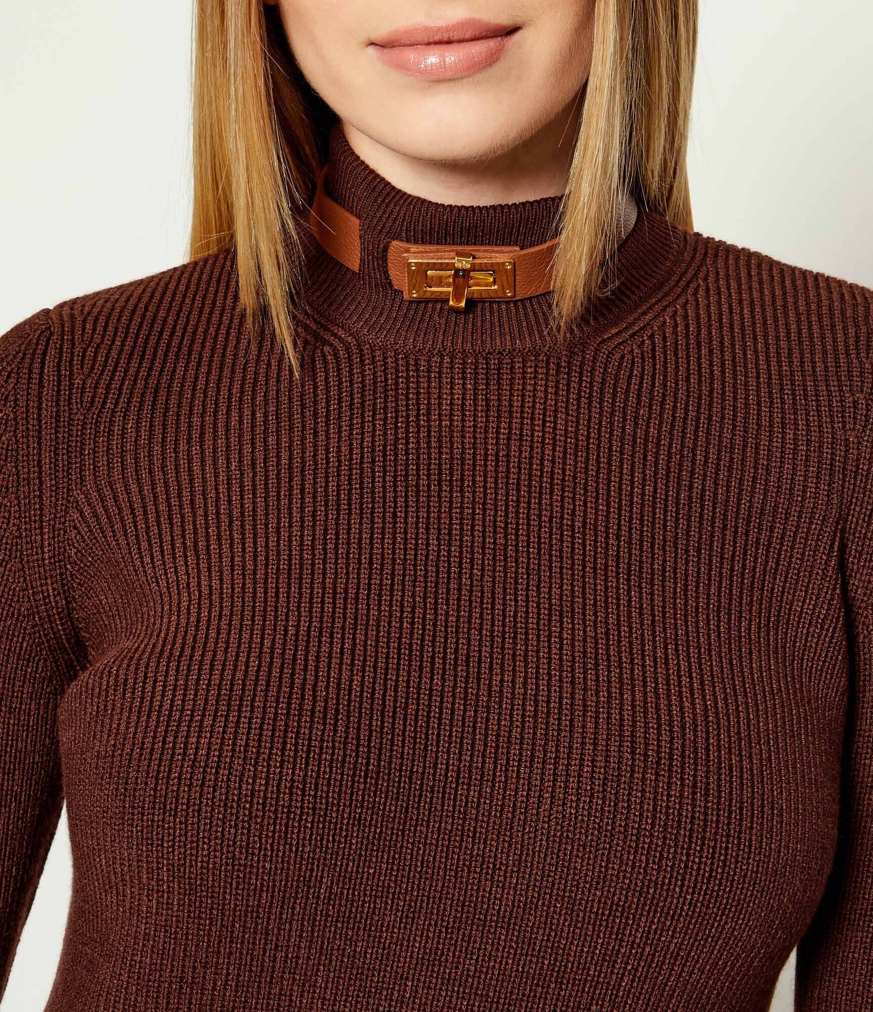 Elisabetta Franchi Maletă | regular fit cu adaos de lână