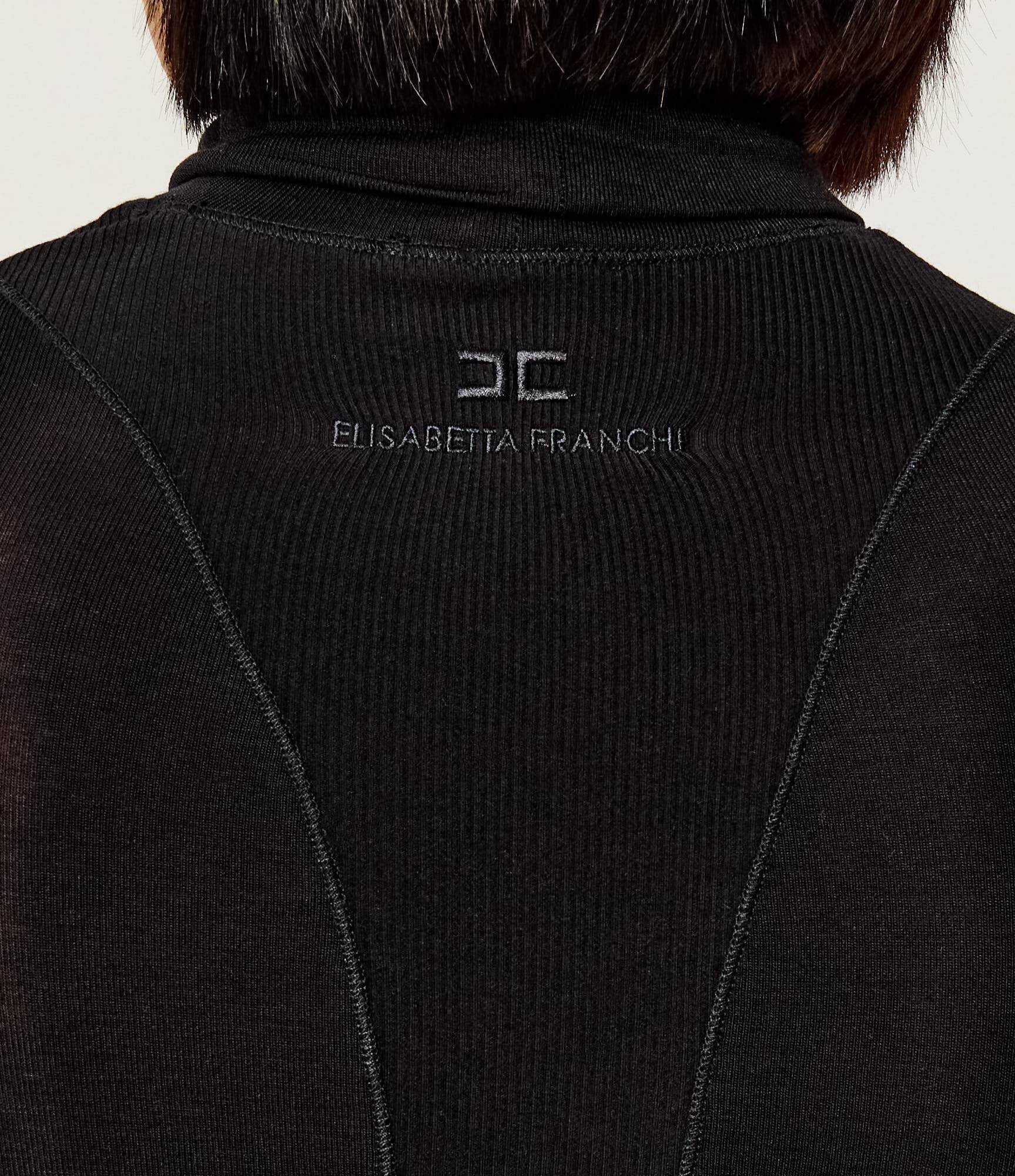 Elisabetta Franchi Maletă | Slim Fit cu adaos de lână