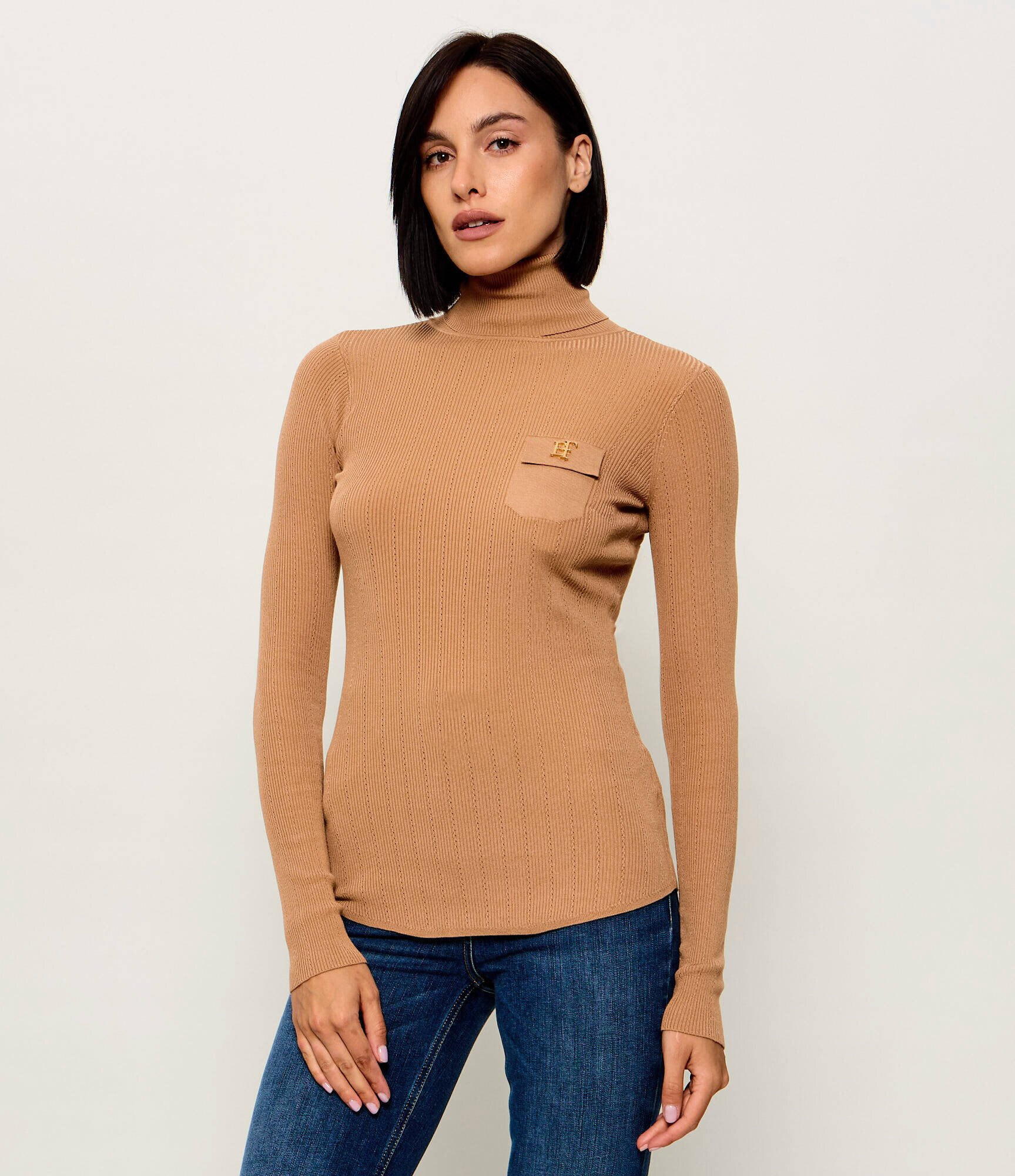 Elisabetta Franchi Maletă | Slim Fit cu adaos de mătase
