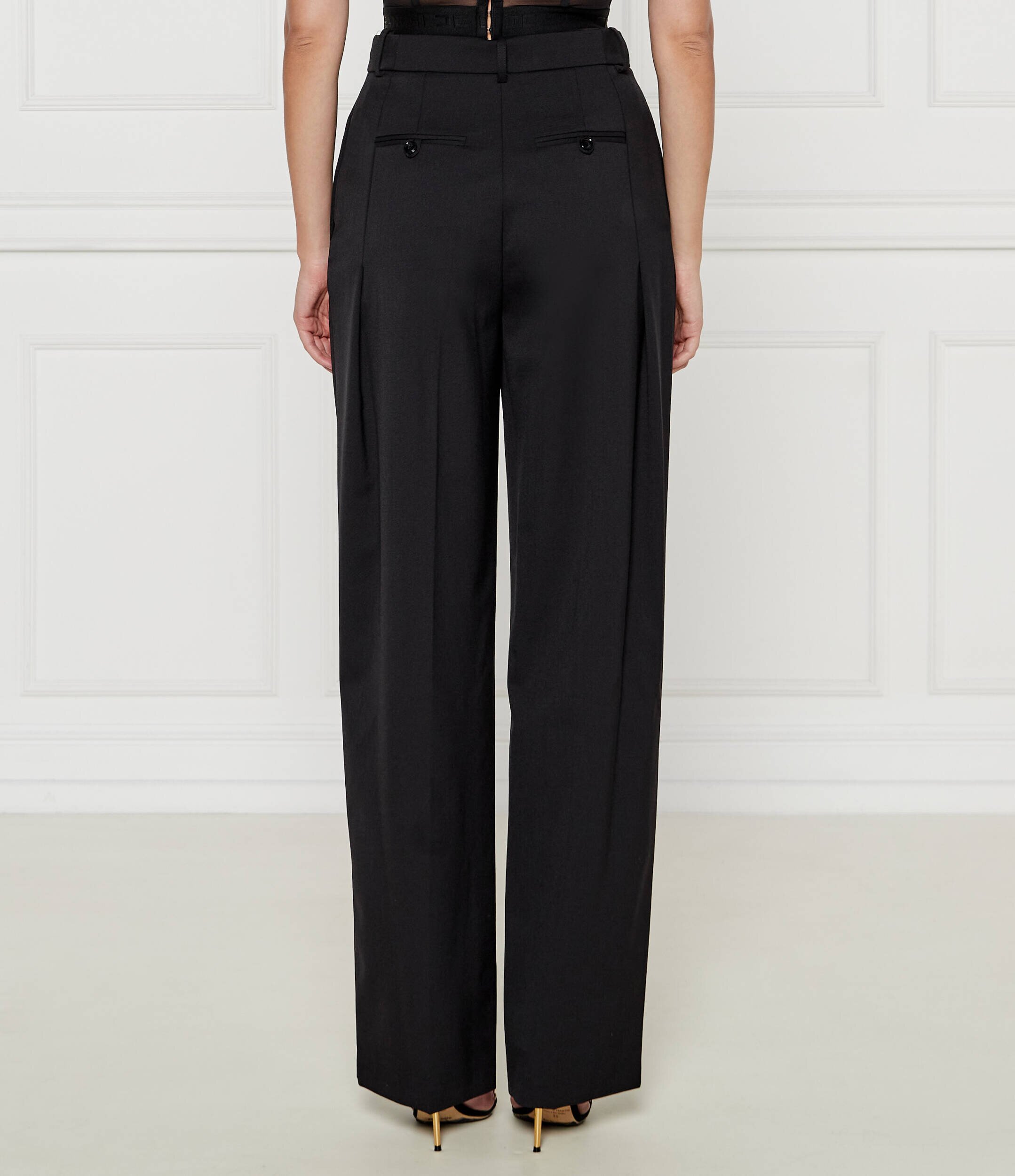 Elisabetta Franchi Pantaloni cu adaos de lână | regular fit