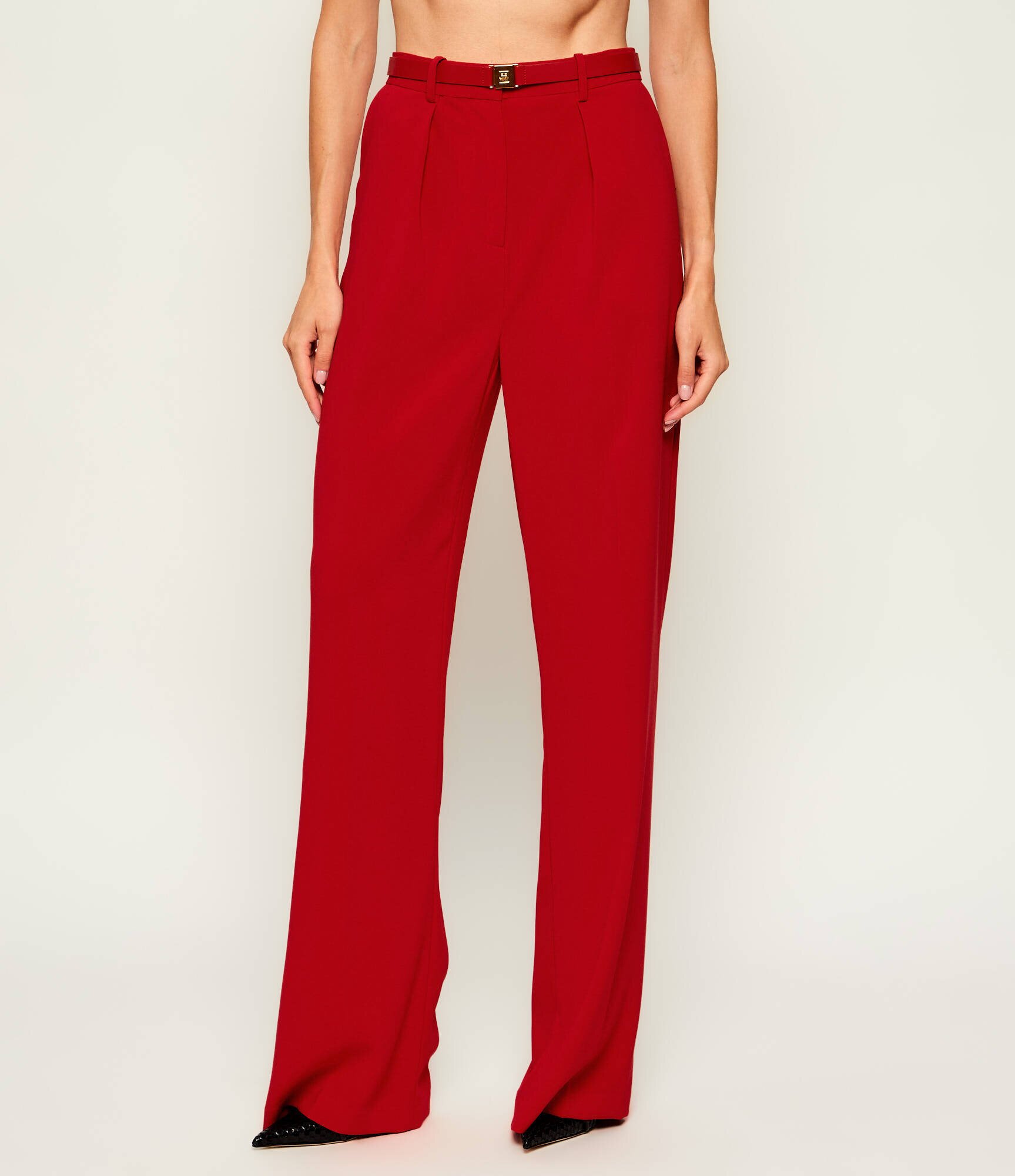 Elisabetta Franchi Pantaloni + curea | Relaxed fit