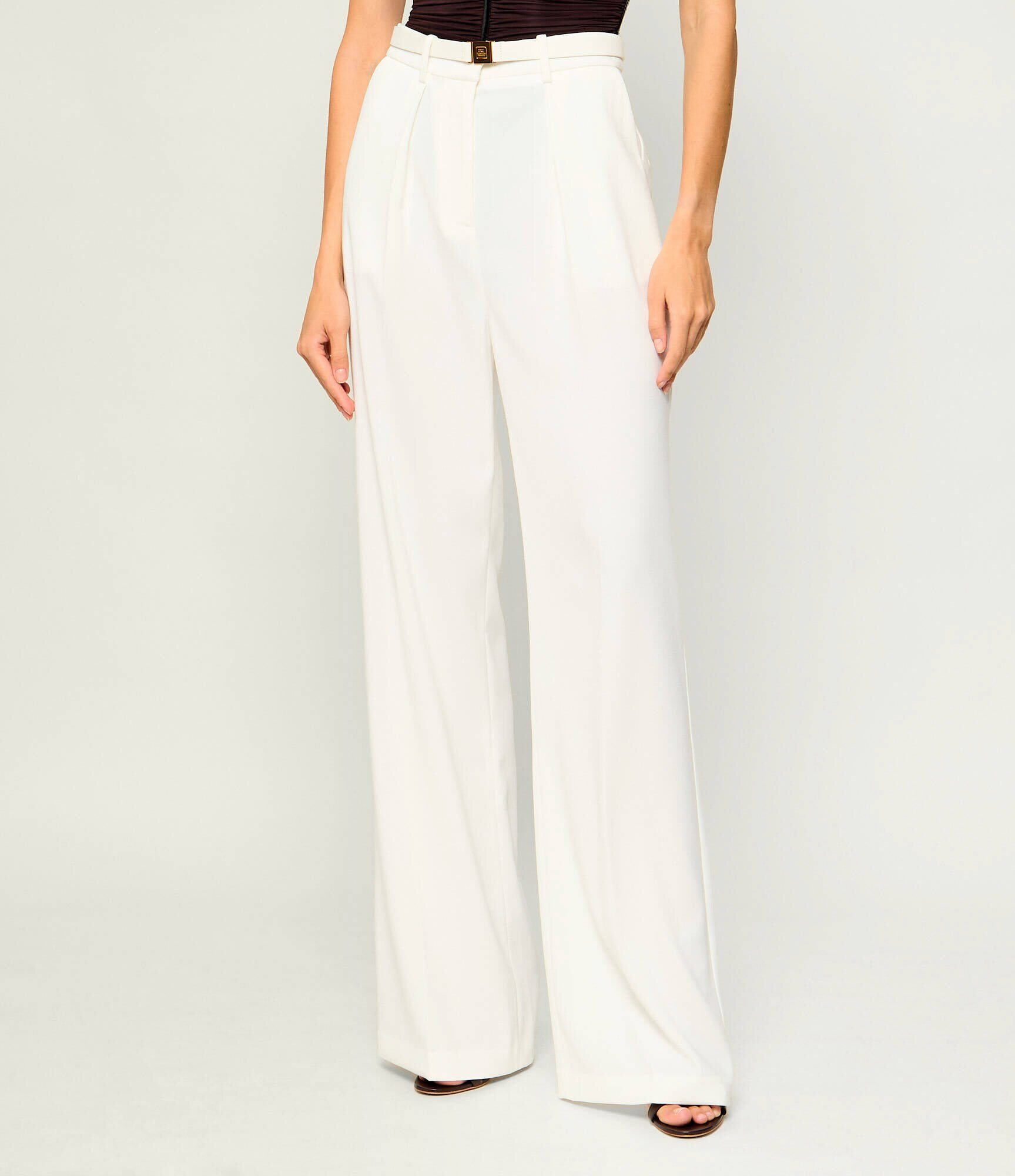 Elisabetta Franchi Pantaloni + curea | Relaxed fit