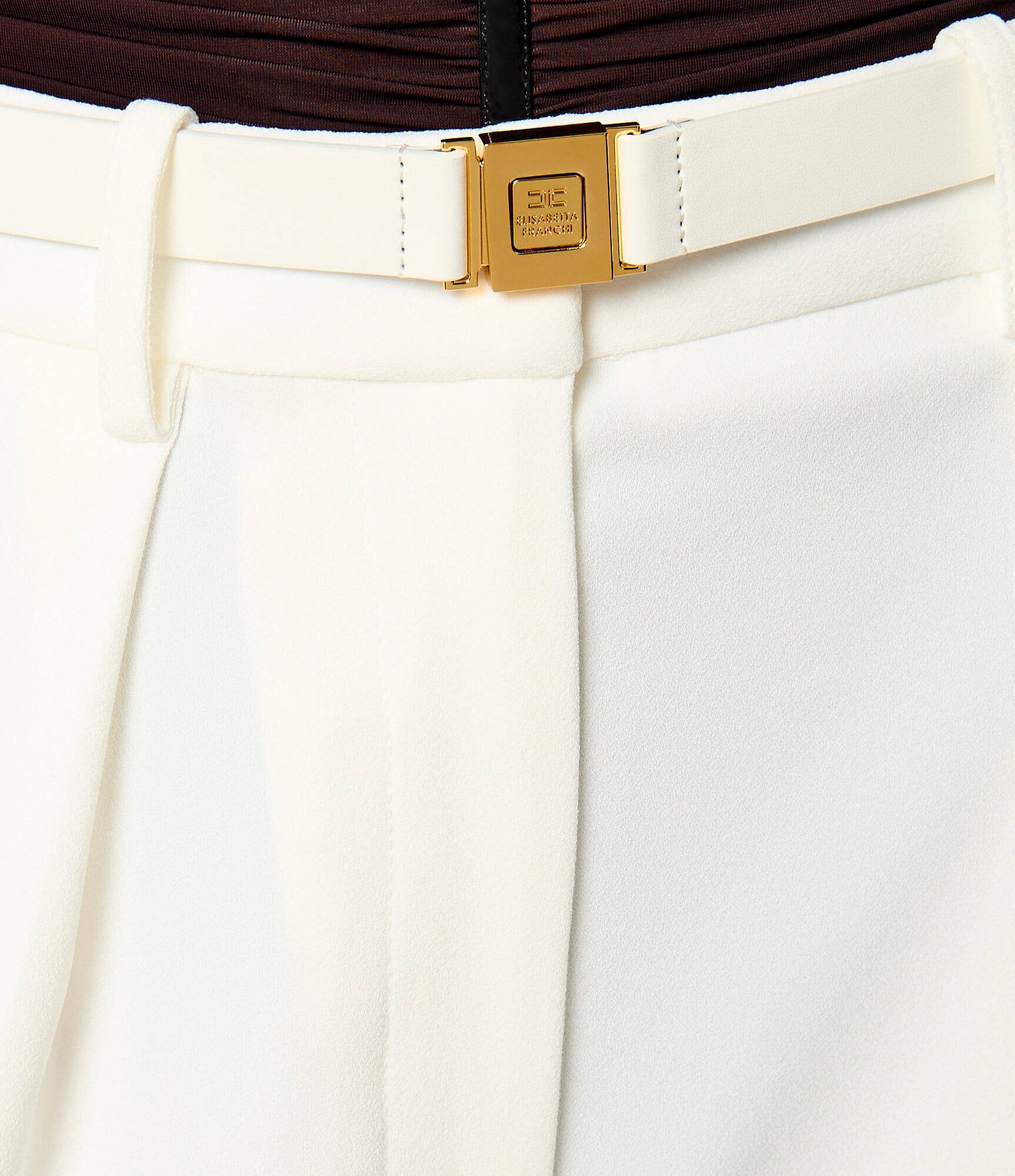 Elisabetta Franchi Pantaloni + curea | Relaxed fit
