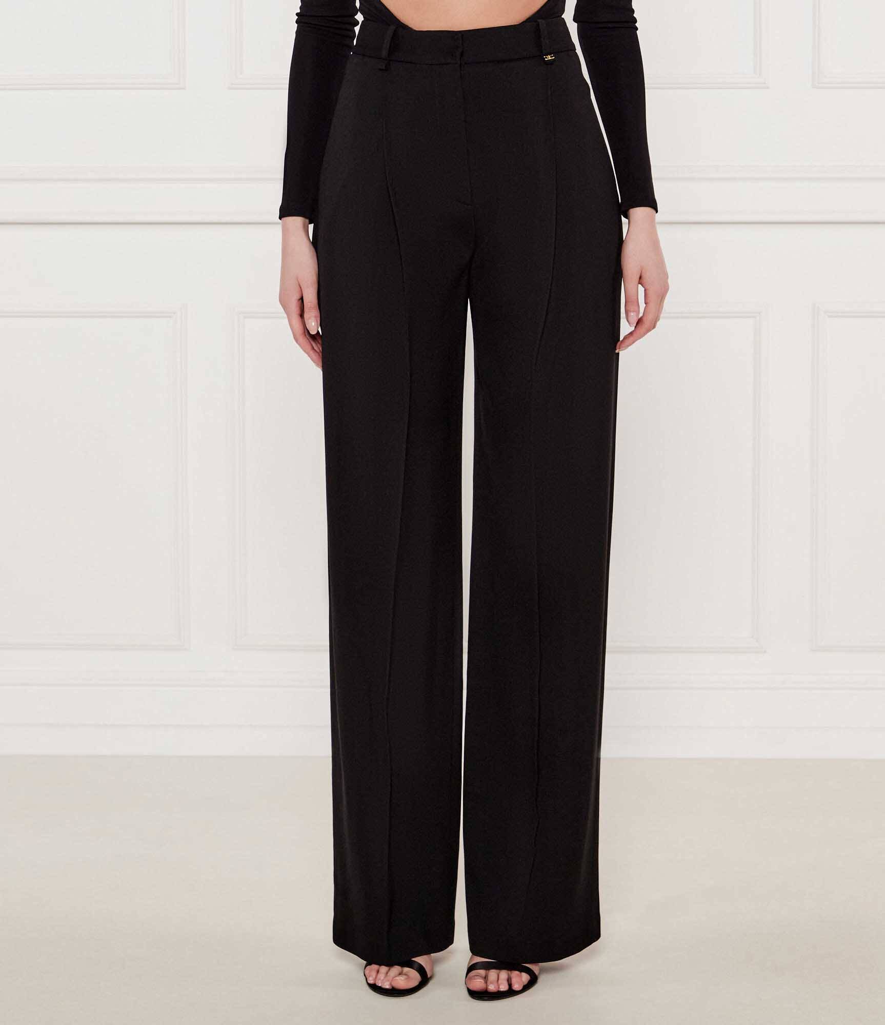 Elisabetta Franchi Pantaloni | regular fit cu adaos de lână