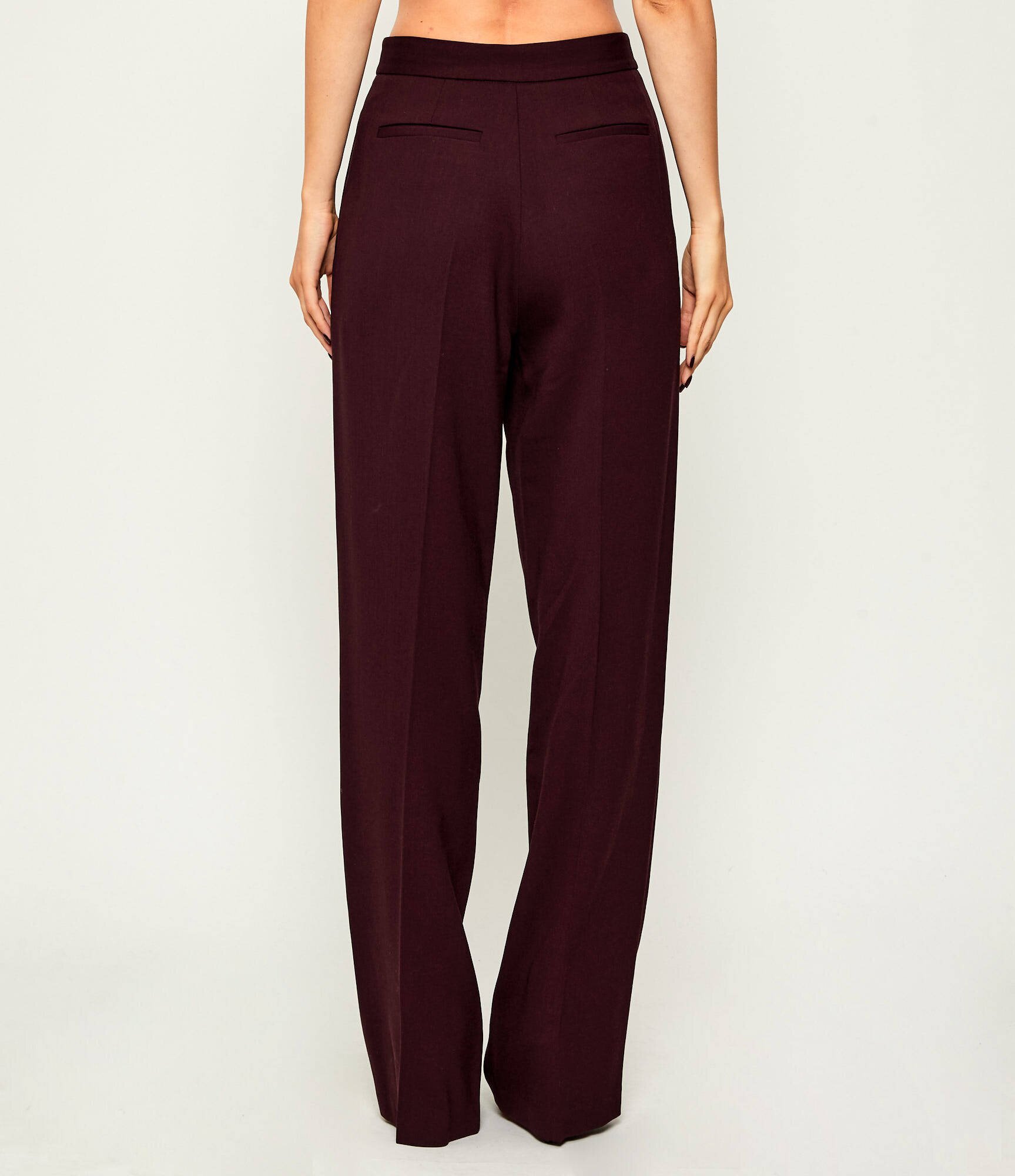 Elisabetta Franchi Pantaloni | Relaxed fit cu adaos de lână