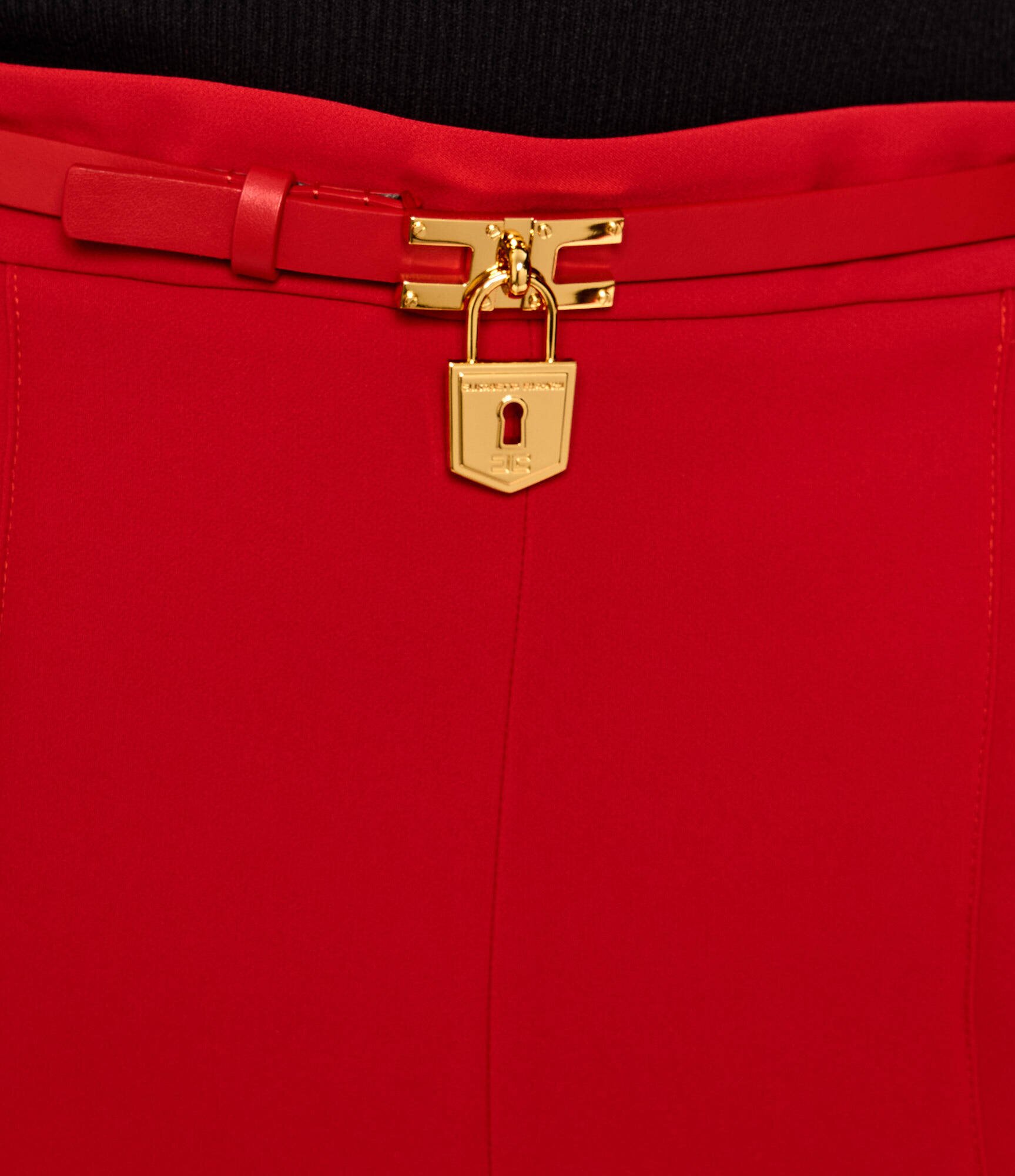 Elisabetta Franchi Pantaloni scurți + curea | Slim Fit