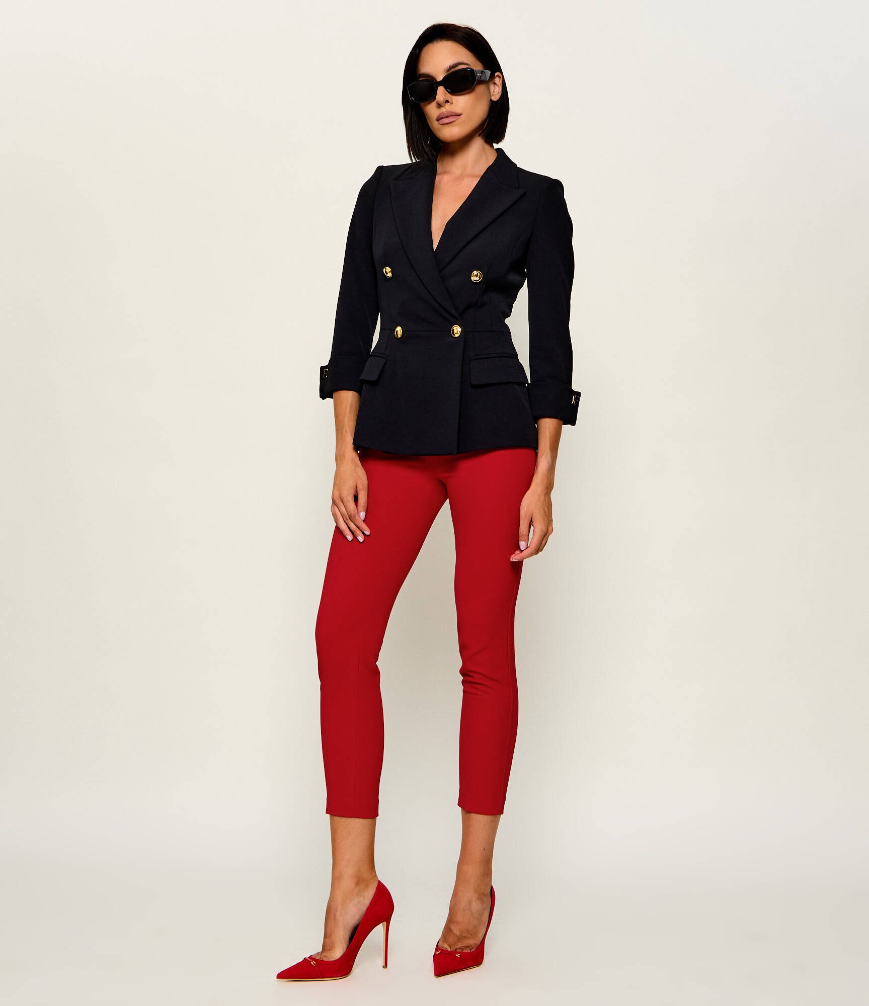Elisabetta Franchi Pantaloni țigarete | Slim Fit