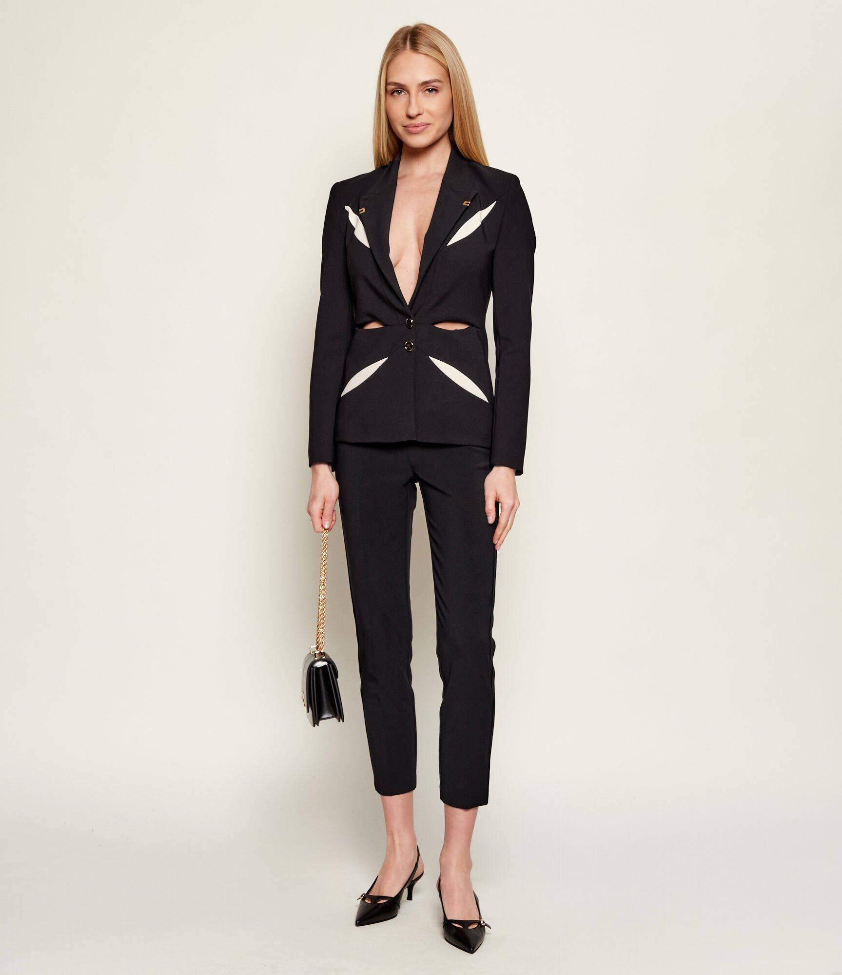 Elisabetta Franchi Pantaloni țigarete | Slim Fit