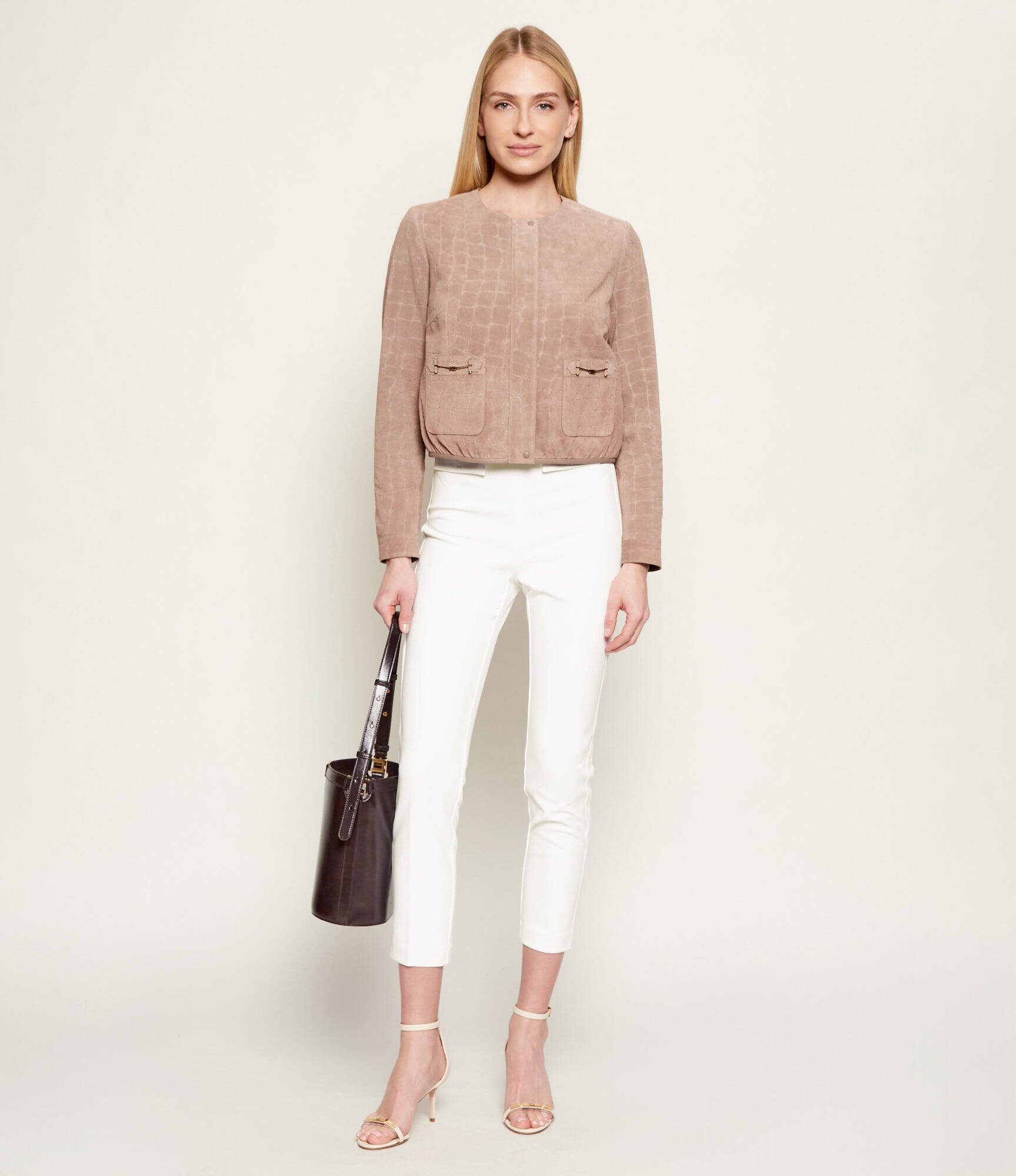 Elisabetta Franchi Pantaloni țigarete | Slim Fit