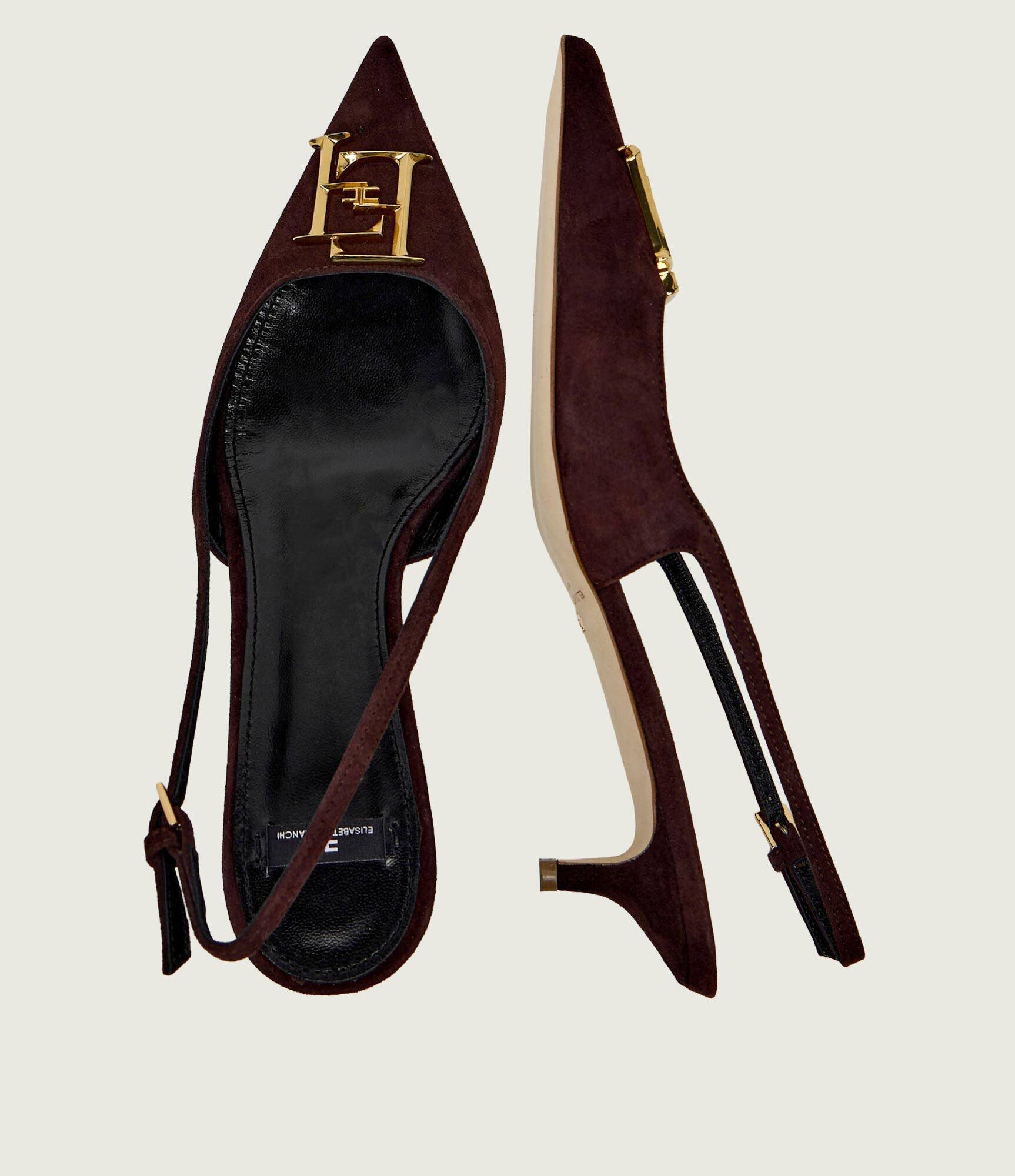 Elisabetta Franchi Pantofi | piele întoarsă