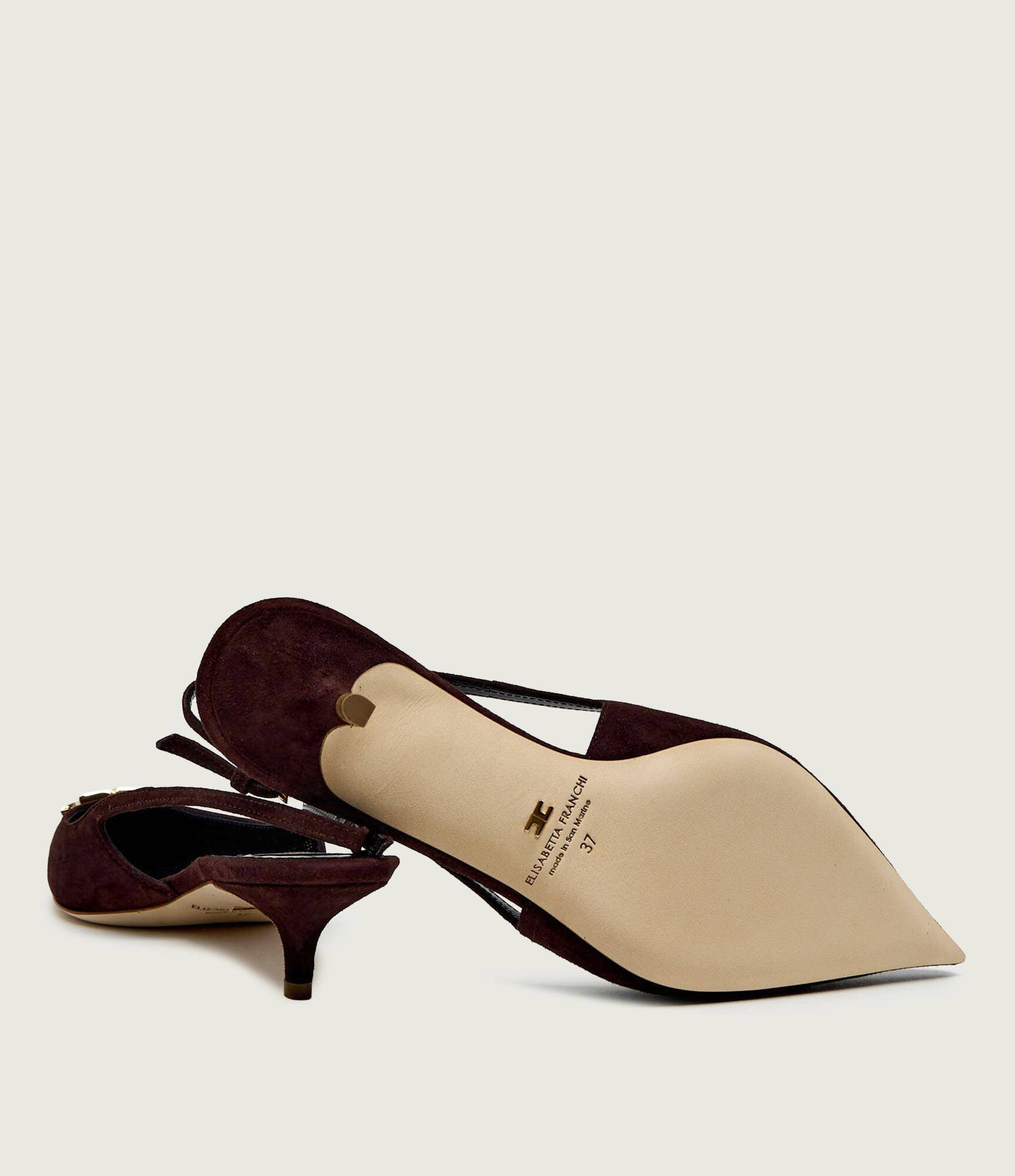 Elisabetta Franchi Pantofi | piele întoarsă