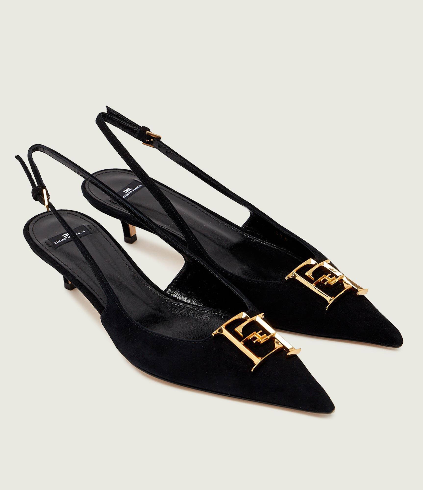 Elisabetta Franchi Pantofi | piele întoarsă