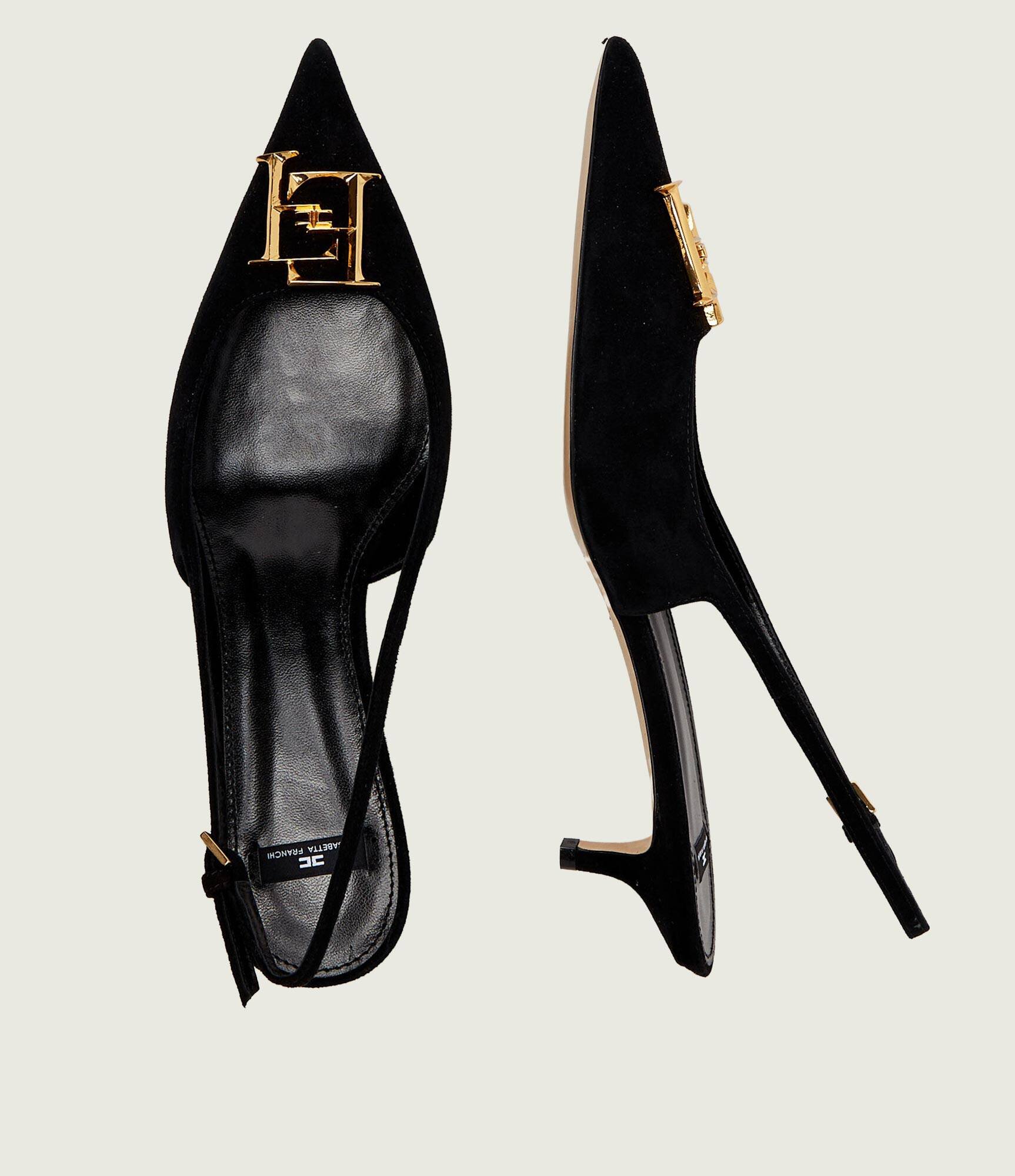 Elisabetta Franchi Pantofi | piele întoarsă