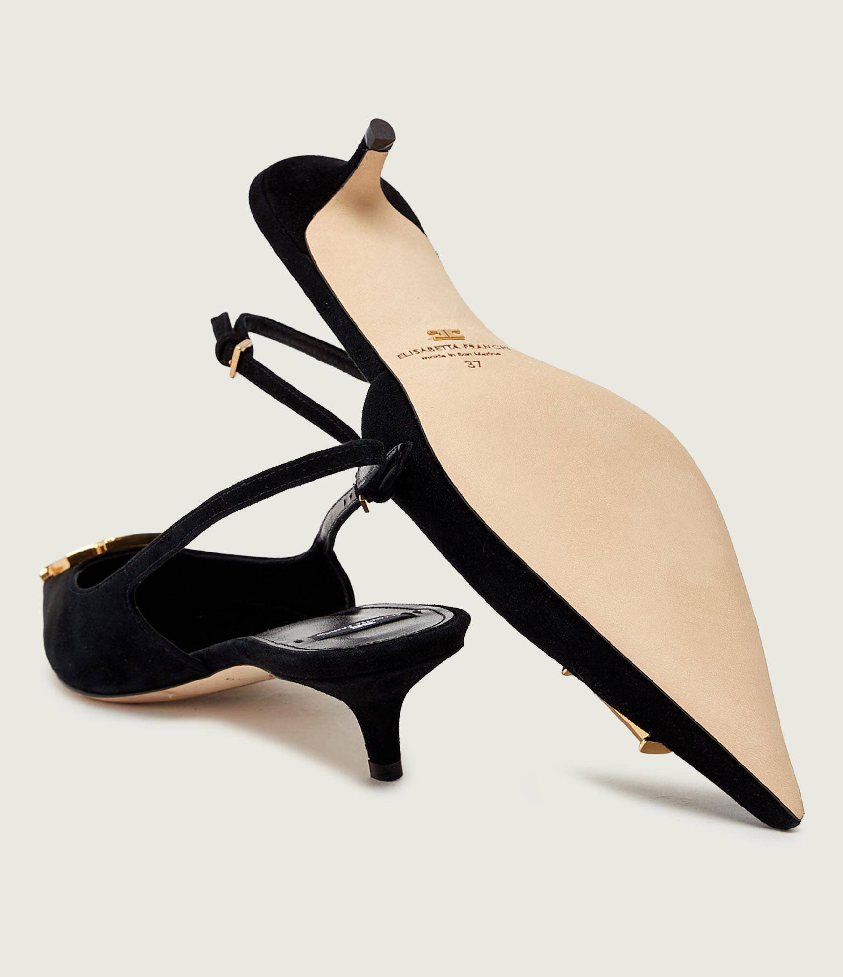 Elisabetta Franchi Pantofi | piele întoarsă