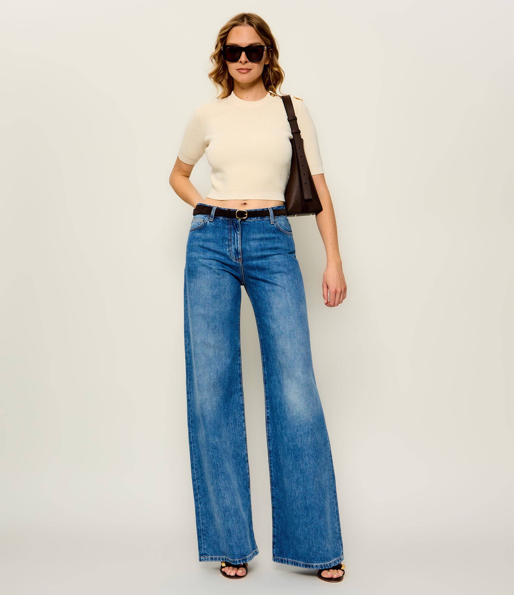 Elisabetta Franchi Pulover | Cropped Fit