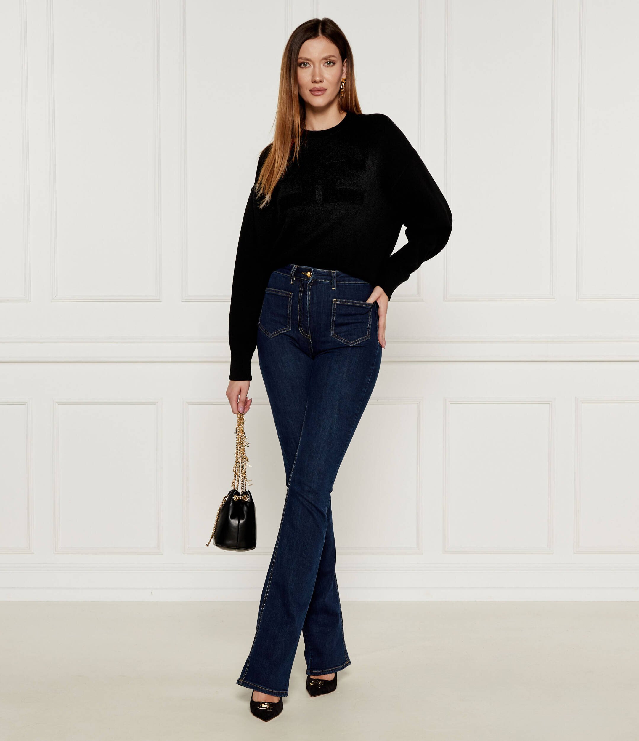Elisabetta Franchi Pulover | Cropped Fit