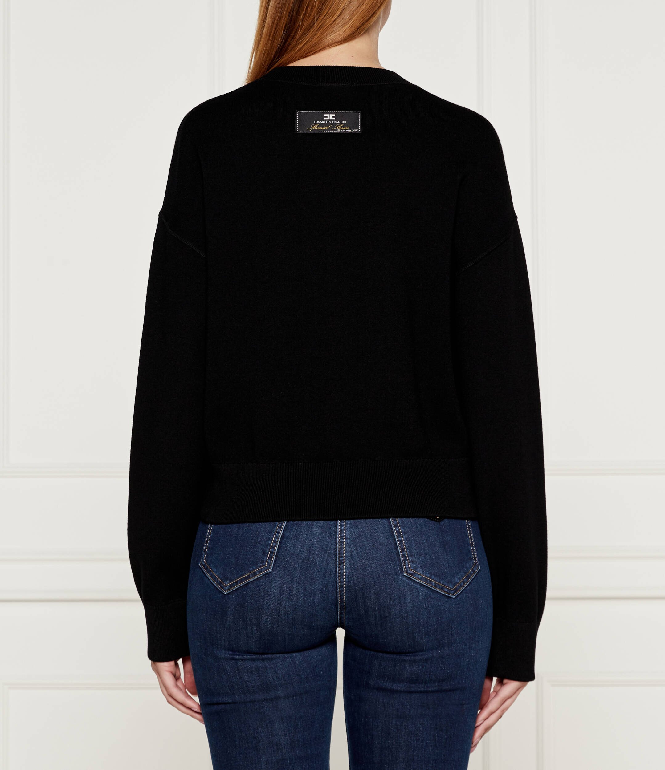 Elisabetta Franchi Pulover | Cropped Fit