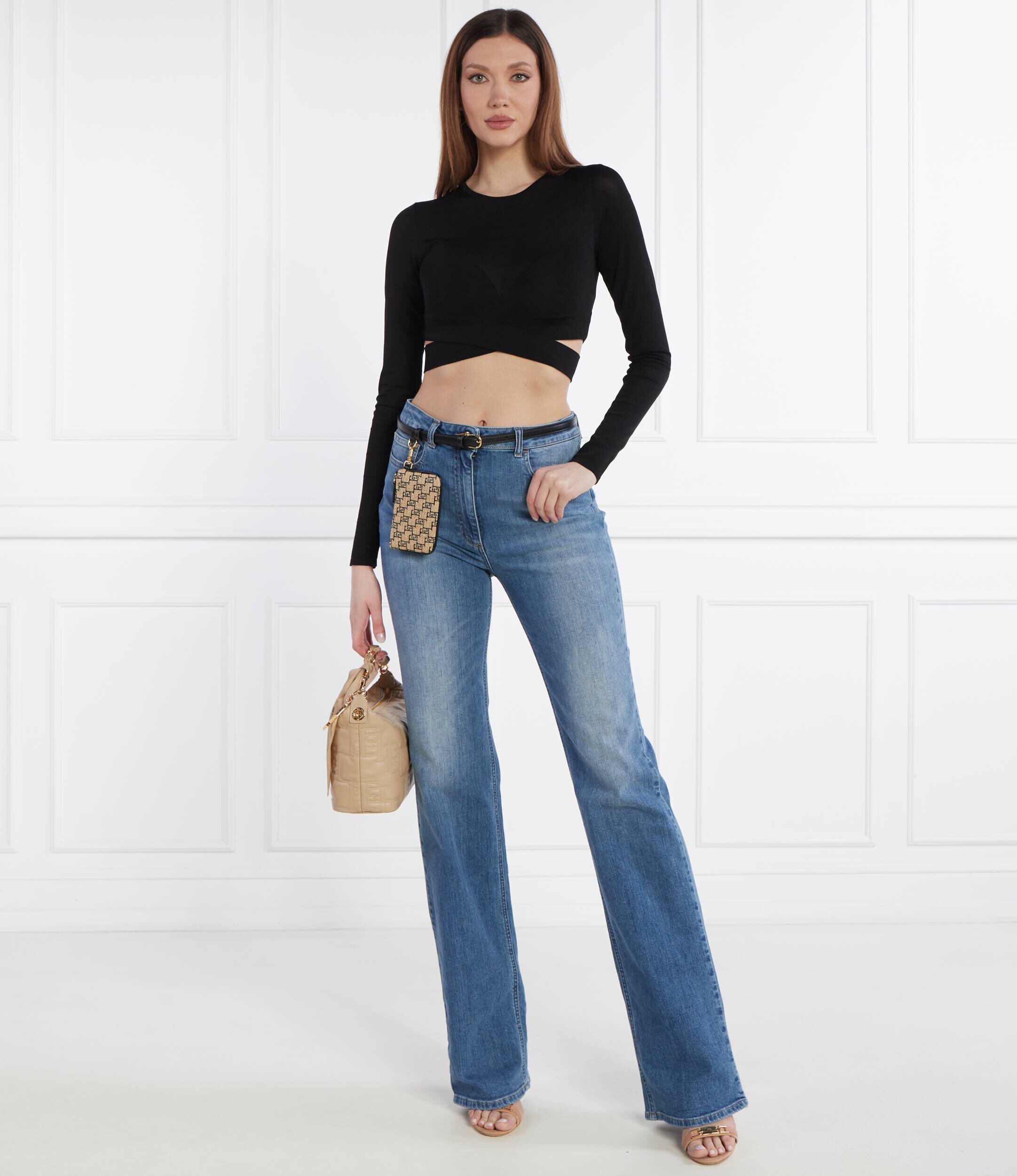Elisabetta Franchi Pulover | Cropped Fit