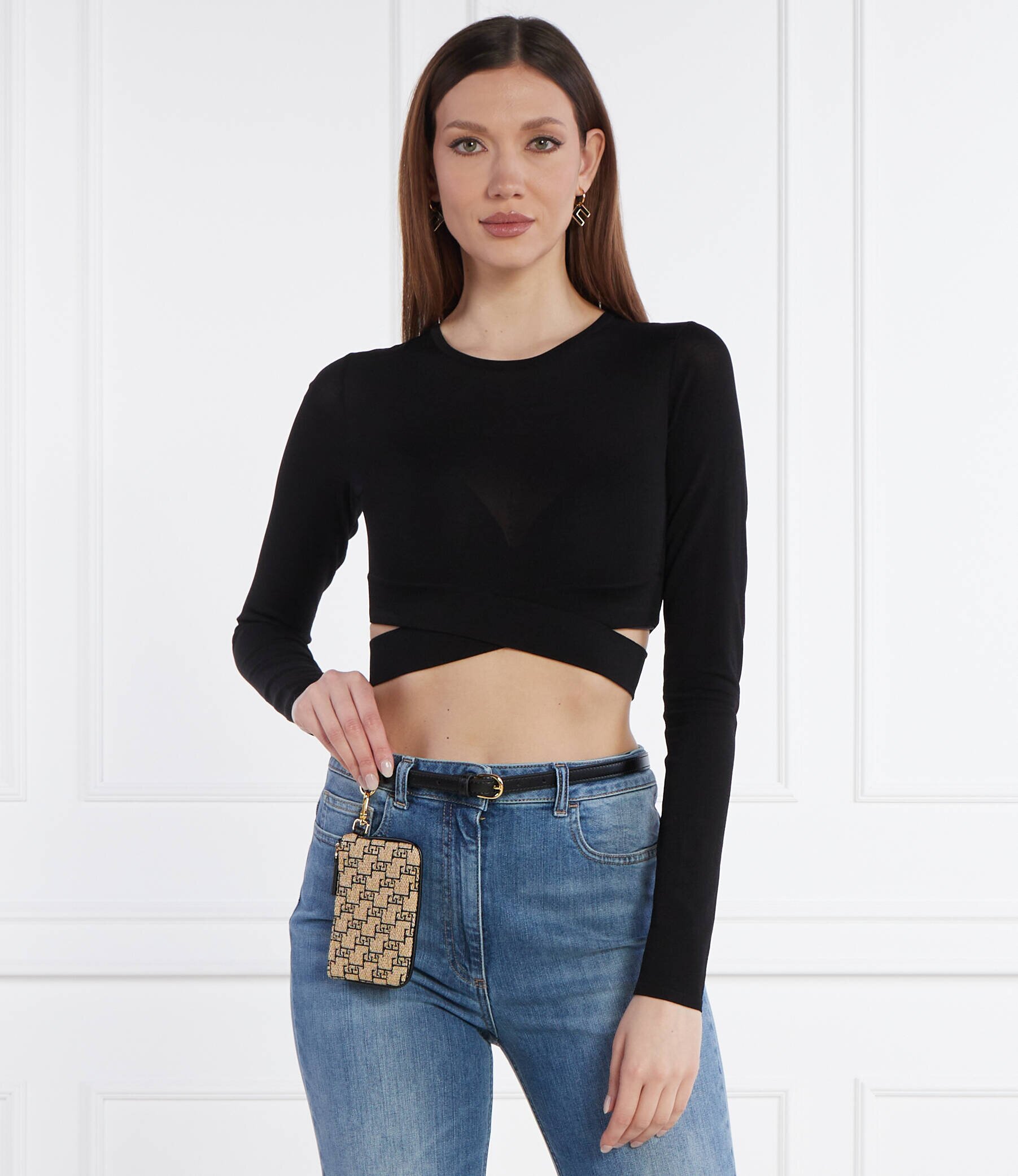 Elisabetta Franchi Pulover | Cropped Fit