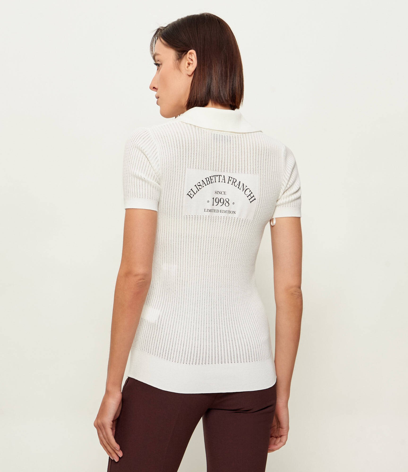 Elisabetta Franchi Pulover | Slim Fit