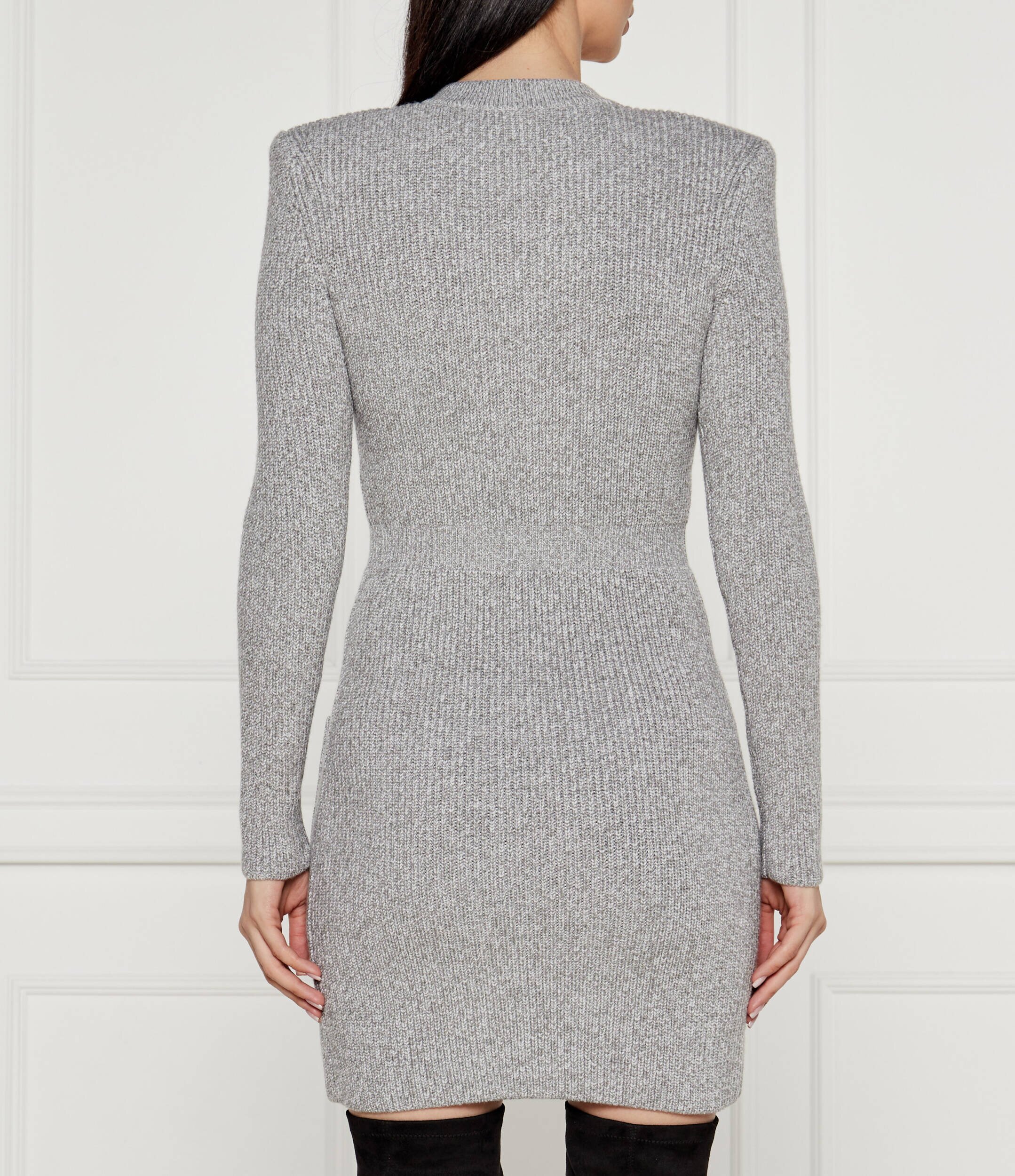 Elisabetta Franchi Rochie cu adaos de lână