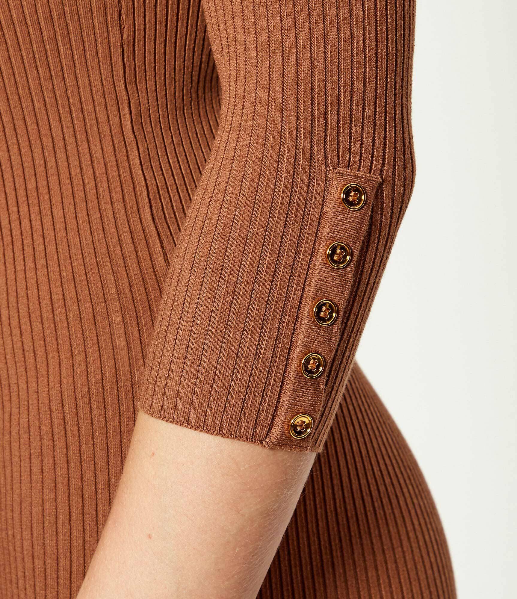 Elisabetta Franchi Rochie cu adaos de mătase
