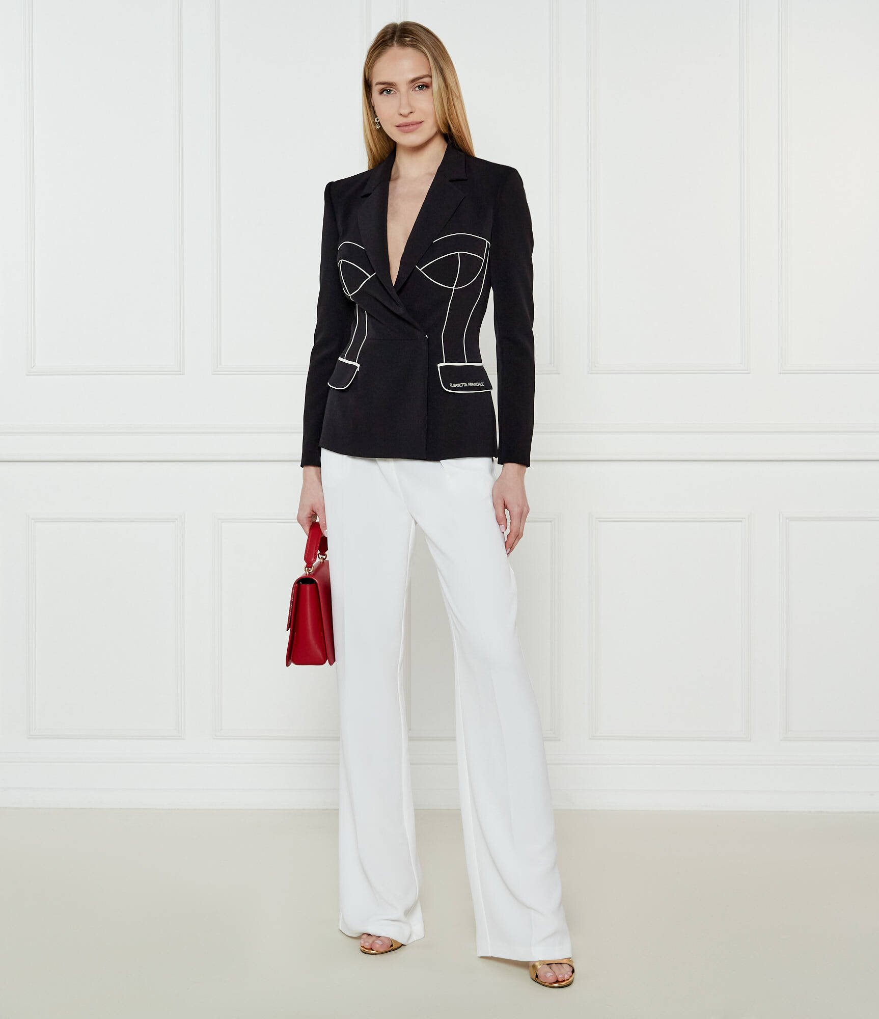 Elisabetta Franchi Sacou | Slim Fit