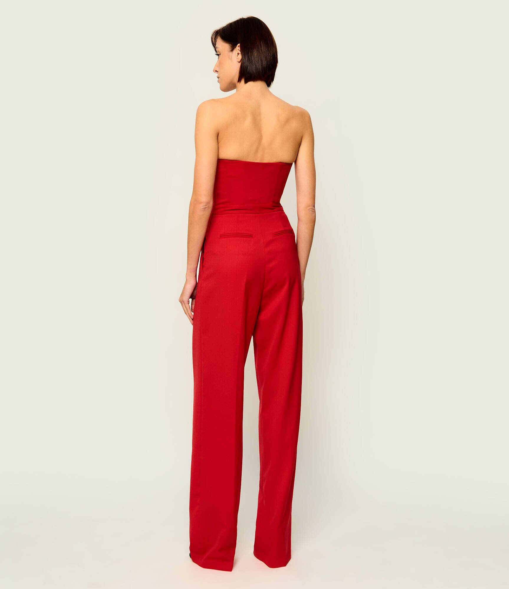 Elisabetta Franchi Salopetă | Slim Fit cu adaos de lână