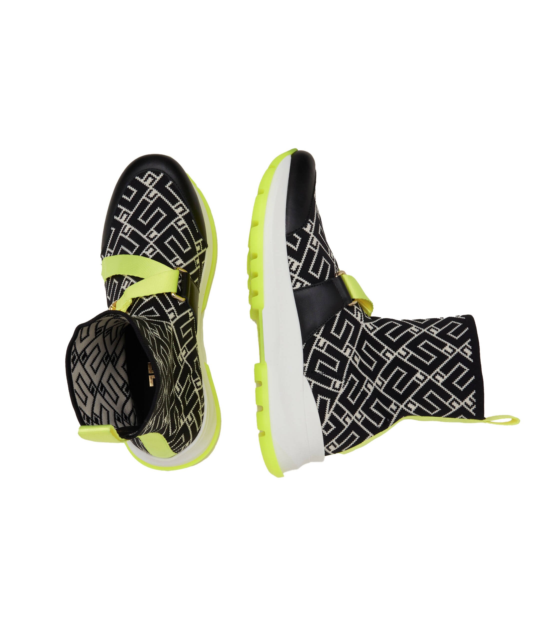 Elisabetta Franchi Sneakers cu adaos de piele