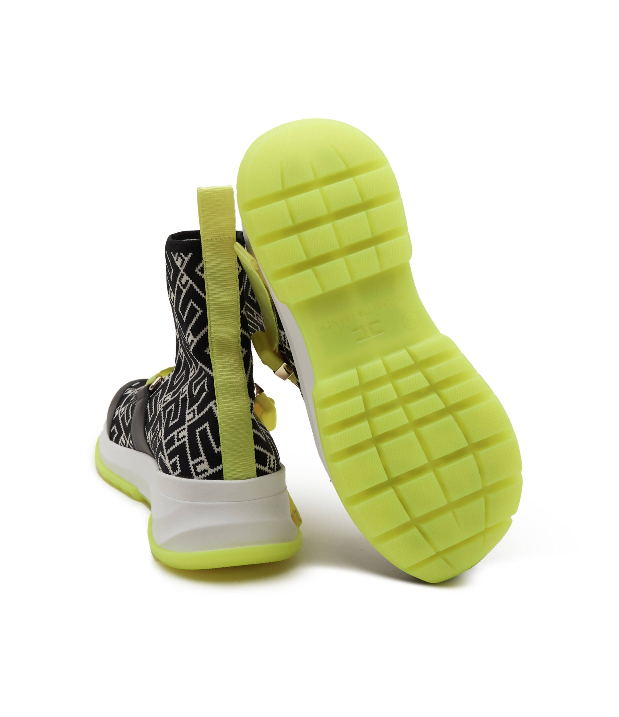 Elisabetta Franchi Sneakers cu adaos de piele