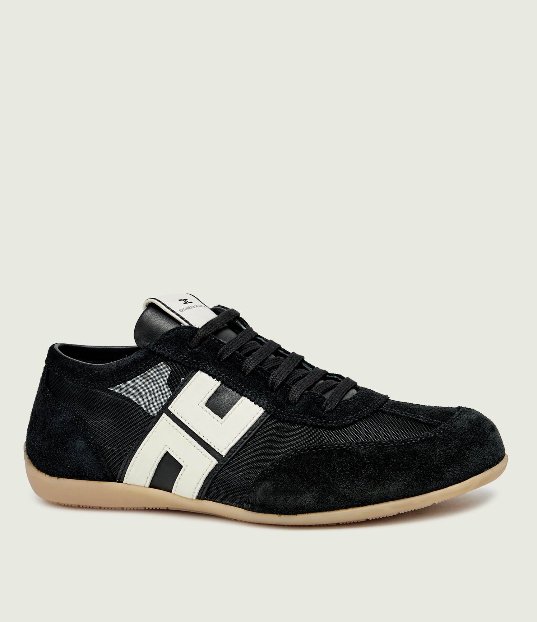 Elisabetta Franchi Sneakers cu adaos de piele | piele întoarsă