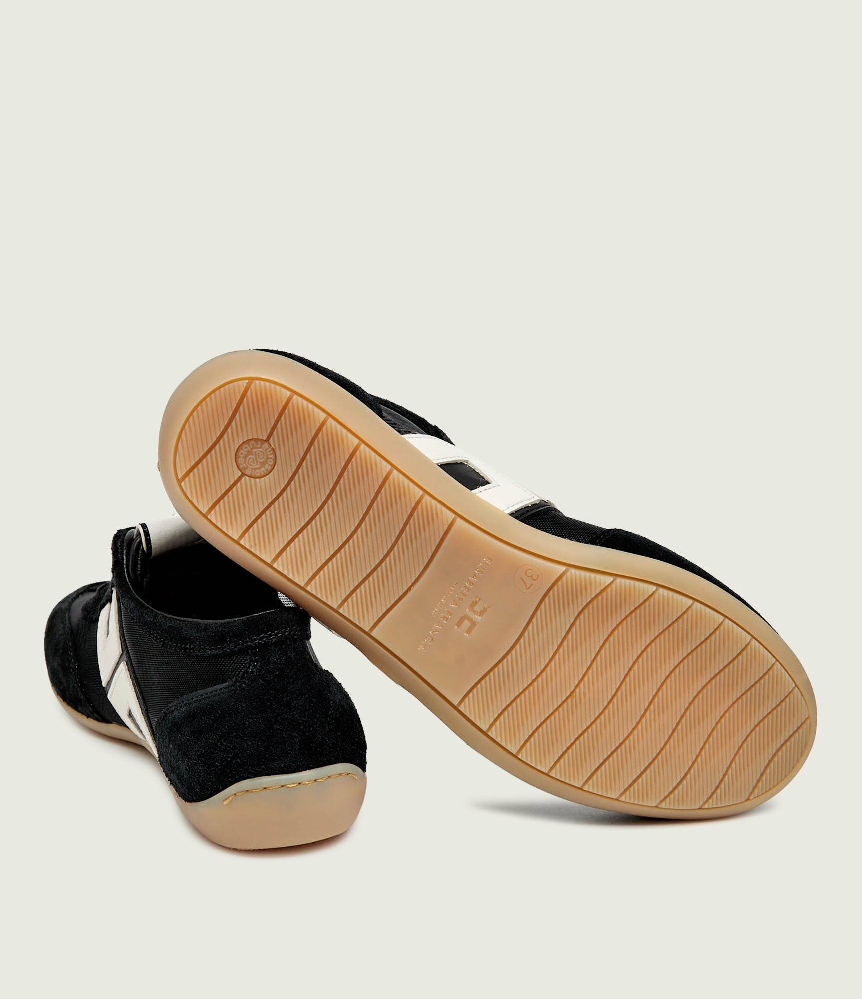 Elisabetta Franchi Sneakers cu adaos de piele | piele întoarsă