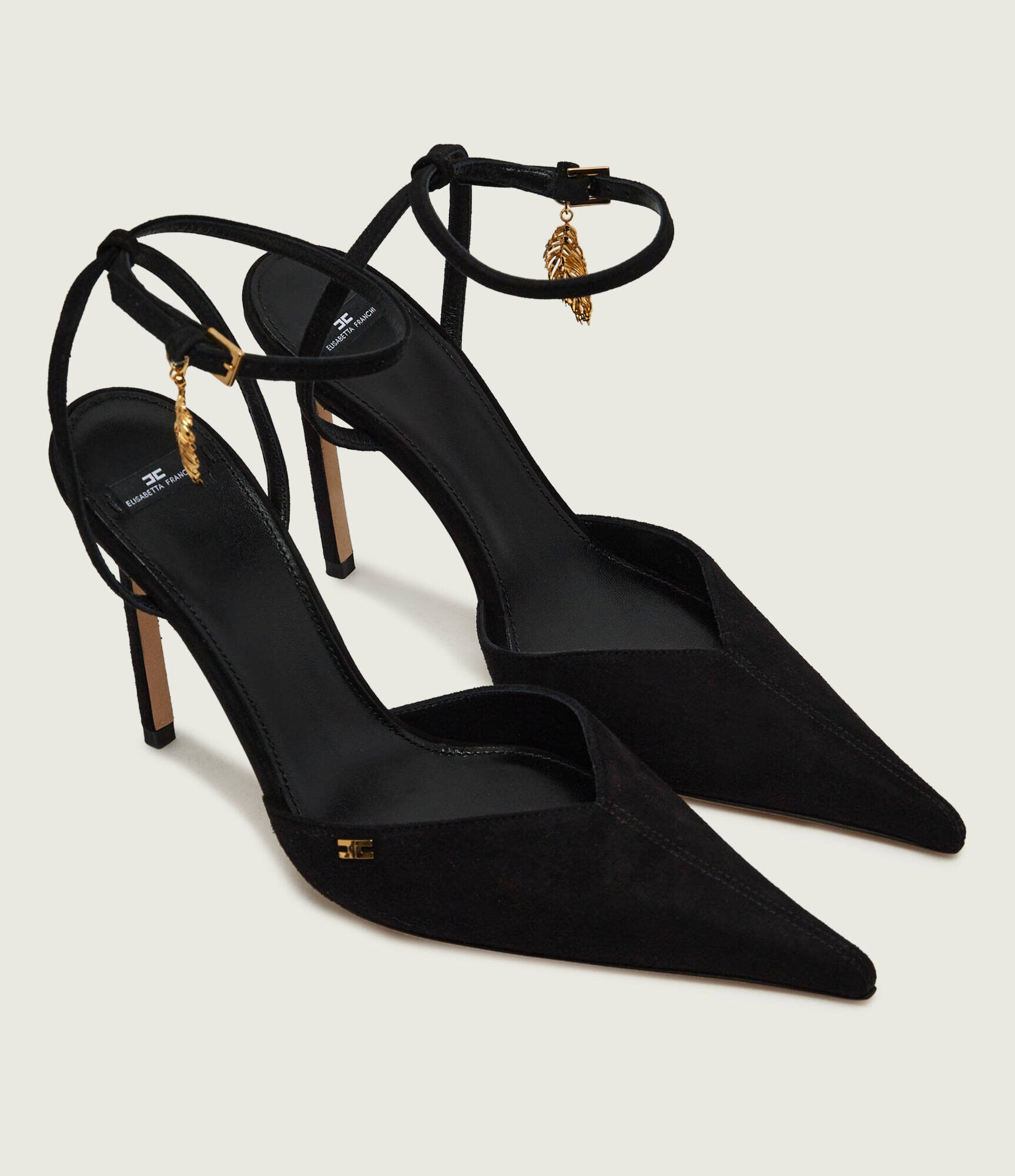 Elisabetta Franchi Tocuri | piele întoarsă