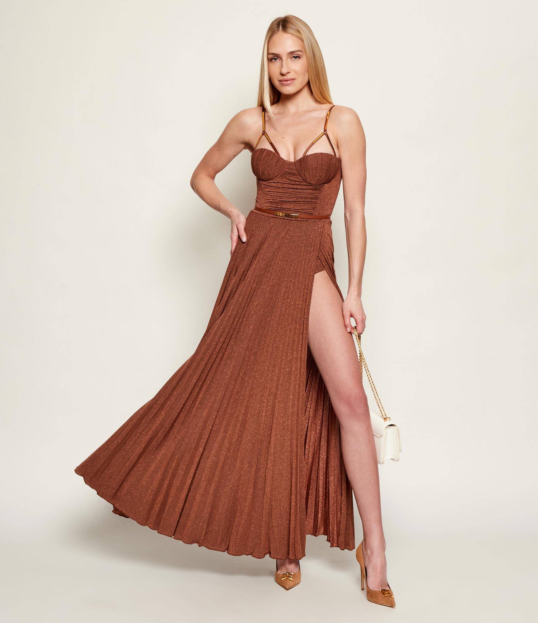 Elisabetta Franchi Tocuri | piele întoarsă