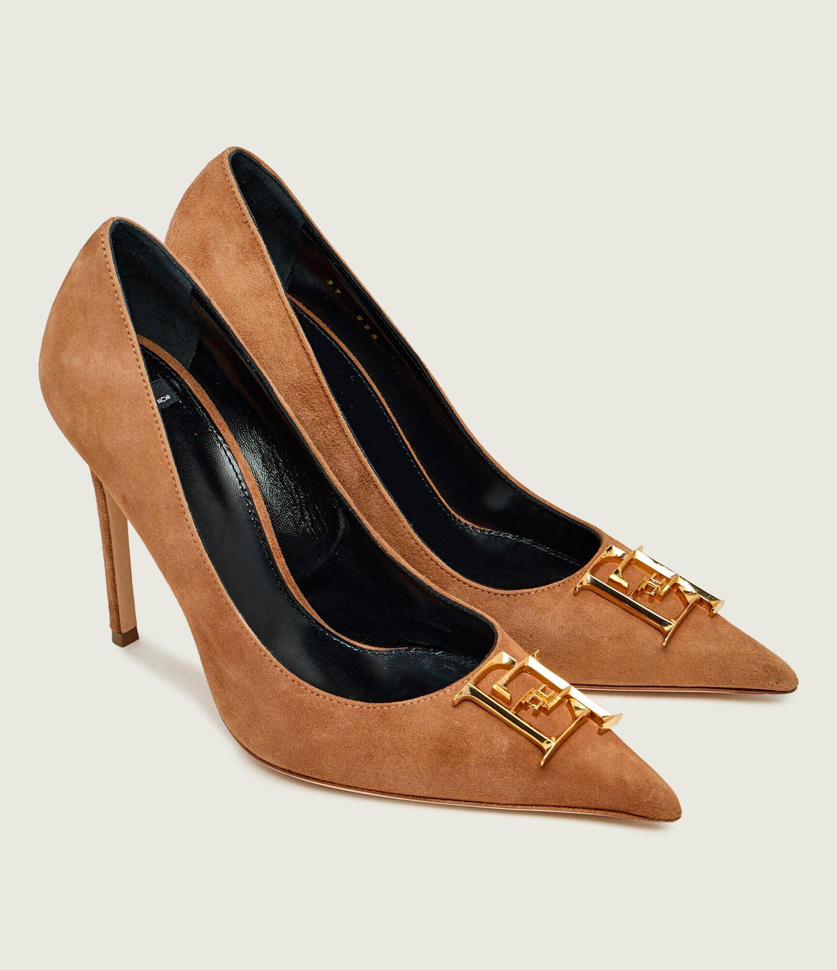Elisabetta Franchi Tocuri | piele întoarsă