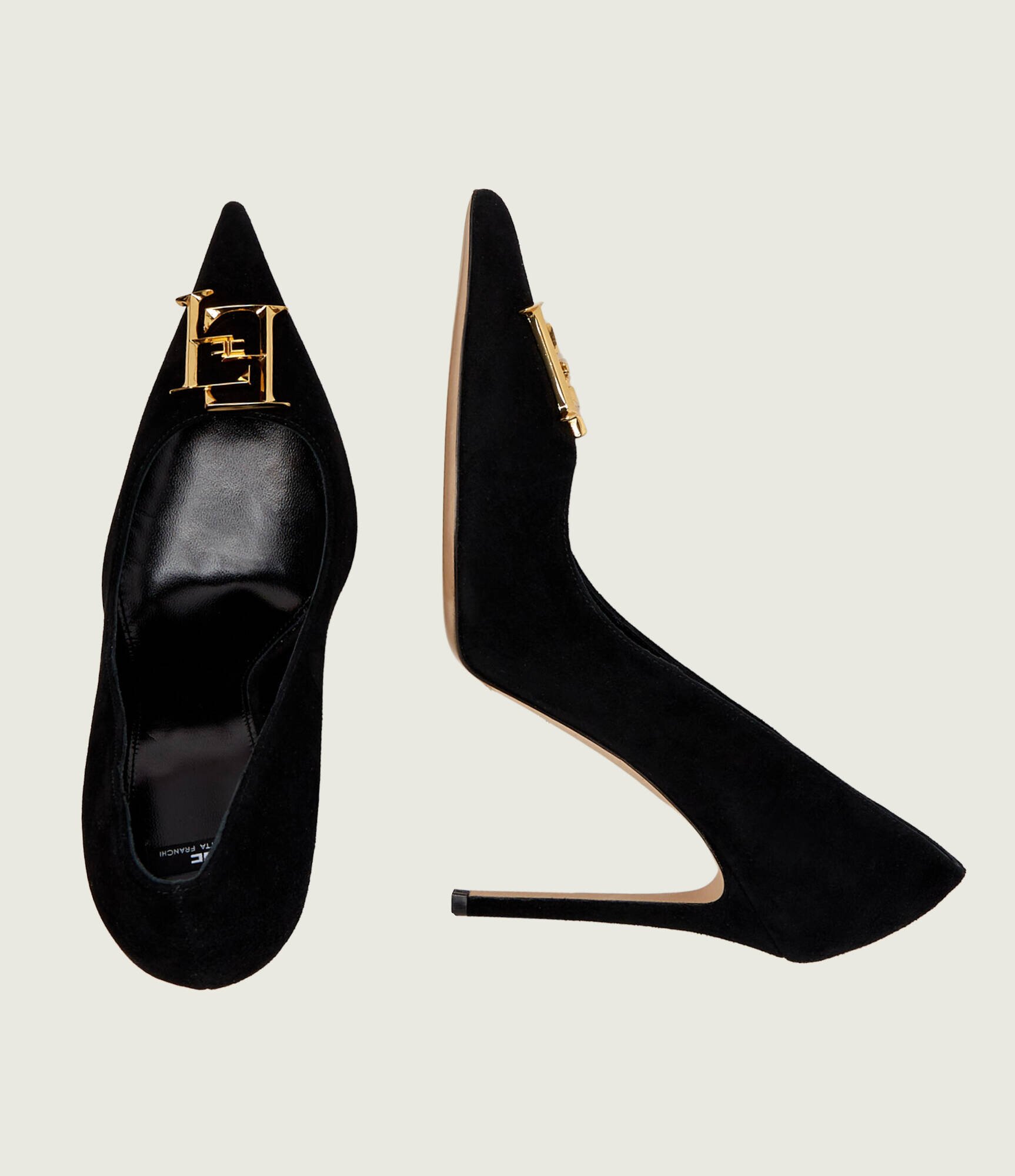 Elisabetta Franchi Tocuri | piele întoarsă
