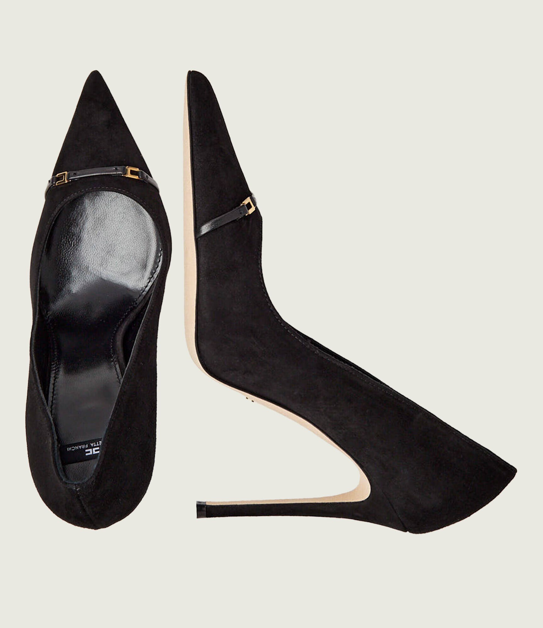 Elisabetta Franchi Tocuri | piele întoarsă