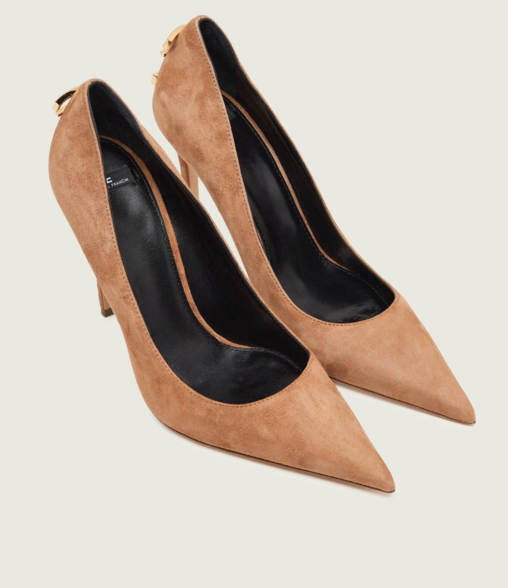 Elisabetta Franchi Tocuri | piele întoarsă