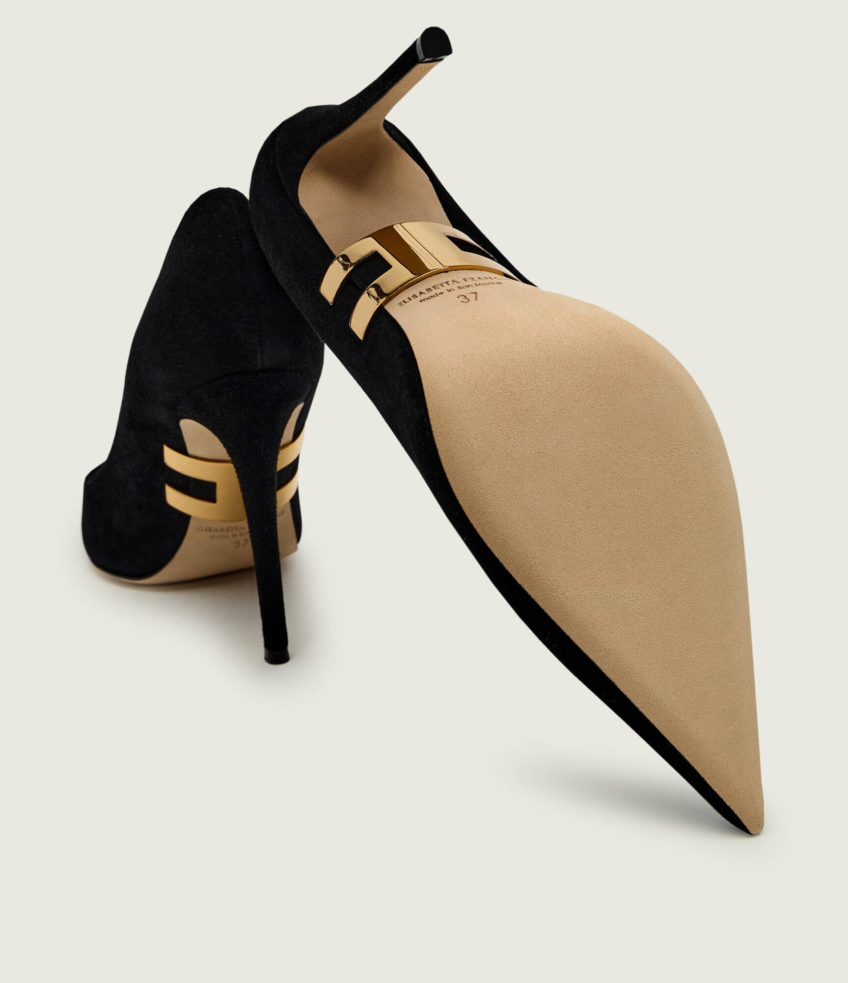 Elisabetta Franchi Tocuri | piele întoarsă
