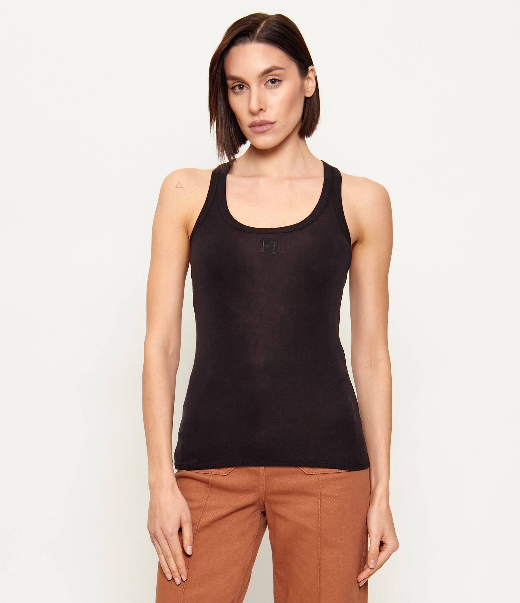 Elisabetta Franchi Top | Slim Fit cu adaos de lână