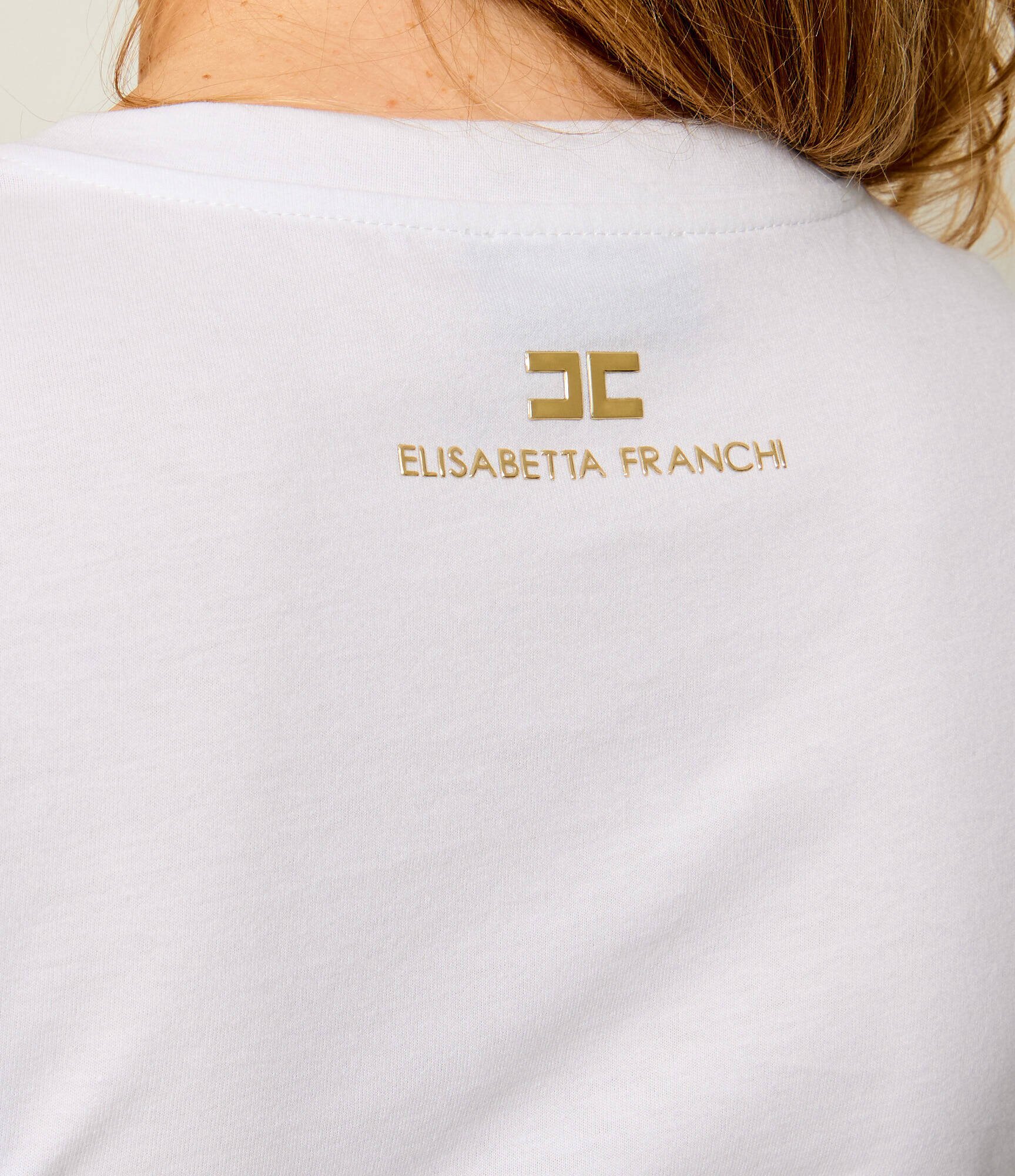 Elisabetta Franchi Tricou | Cropped Fit