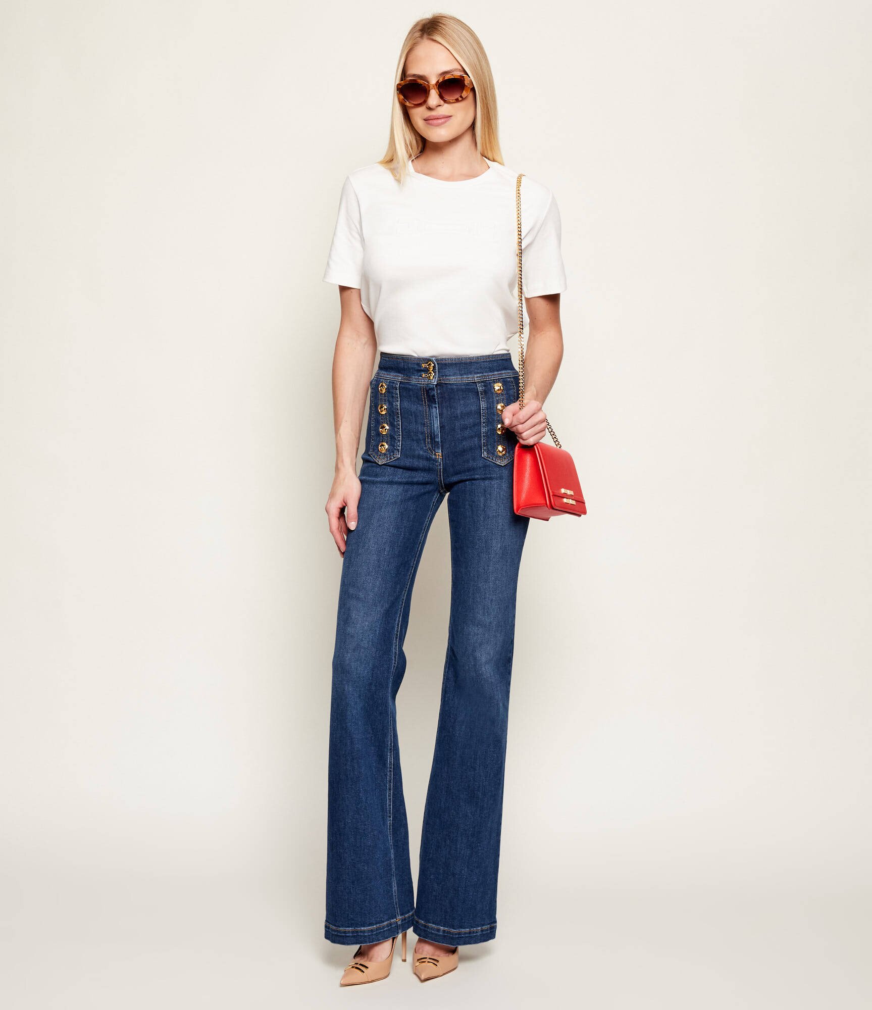 Elisabetta Franchi Tricou | Loose fit