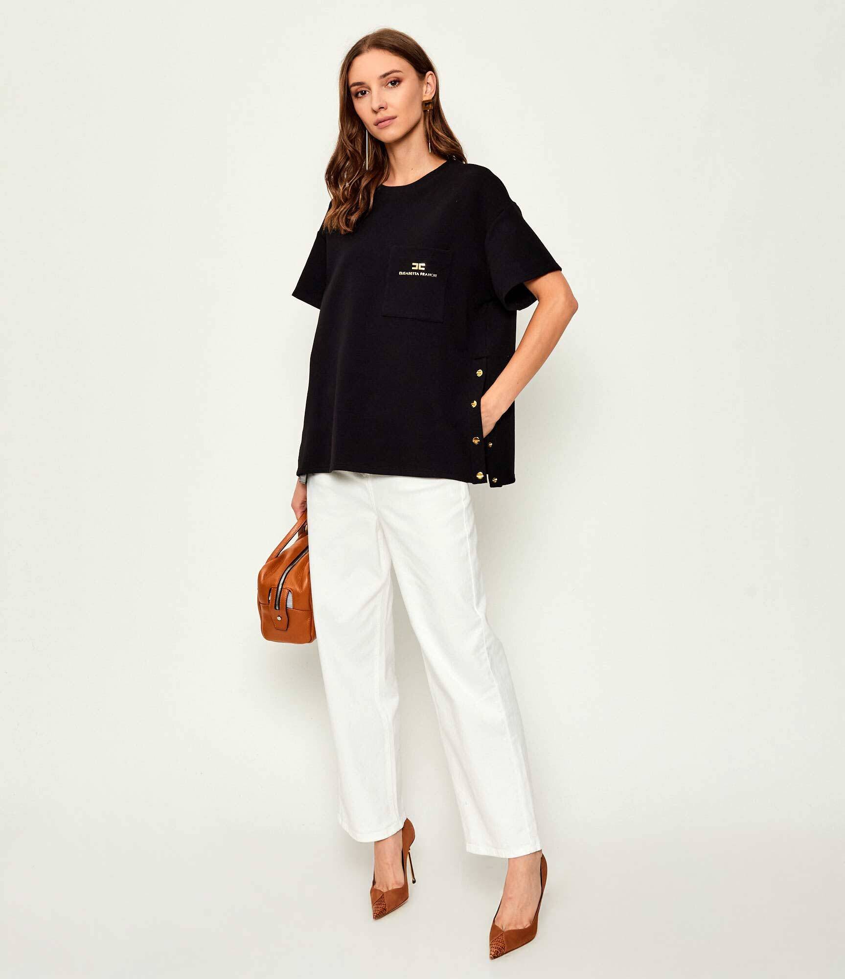 Elisabetta Franchi Tricou | Loose fit
