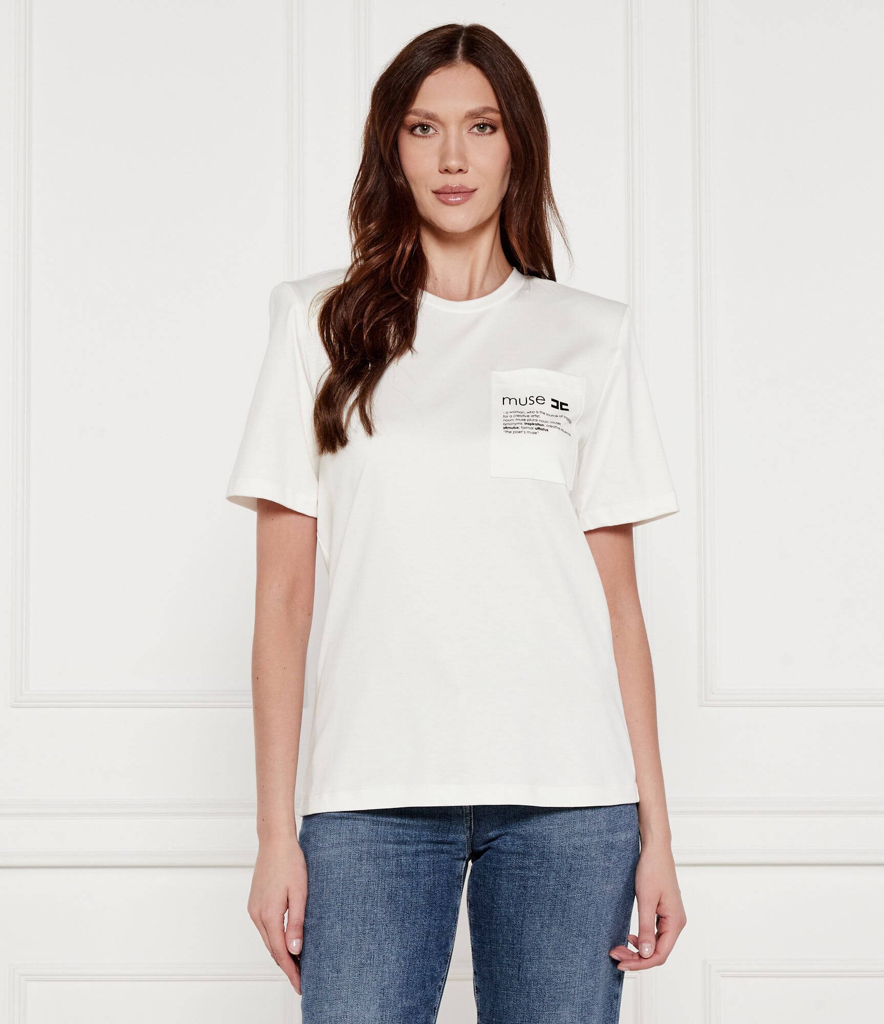 Elisabetta Franchi Tricou | Slim Fit