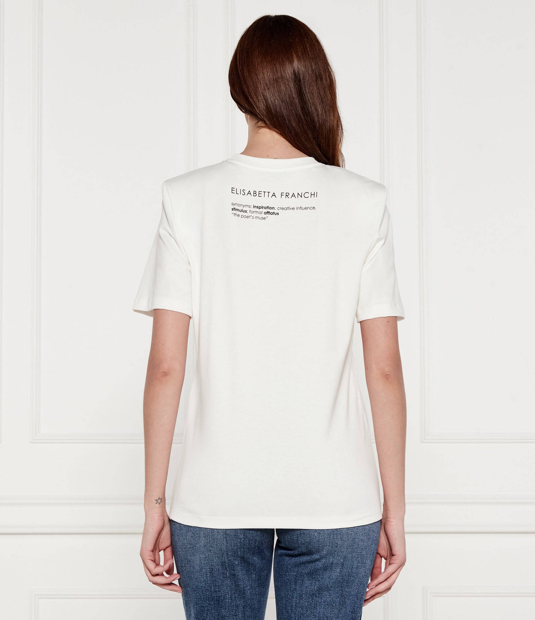 Elisabetta Franchi Tricou | Slim Fit