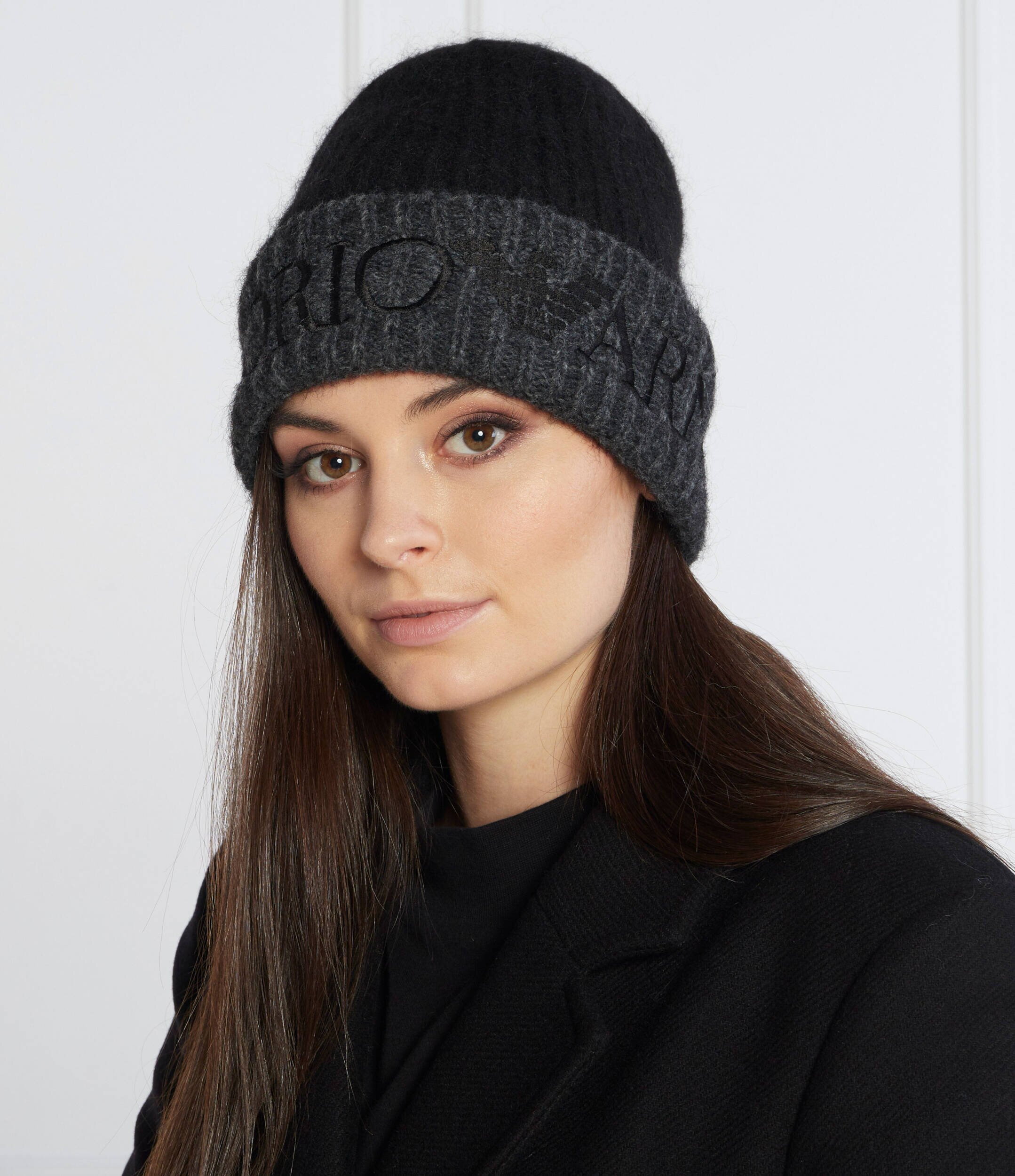 Emporio Armani Căciulă cu adaos de lână